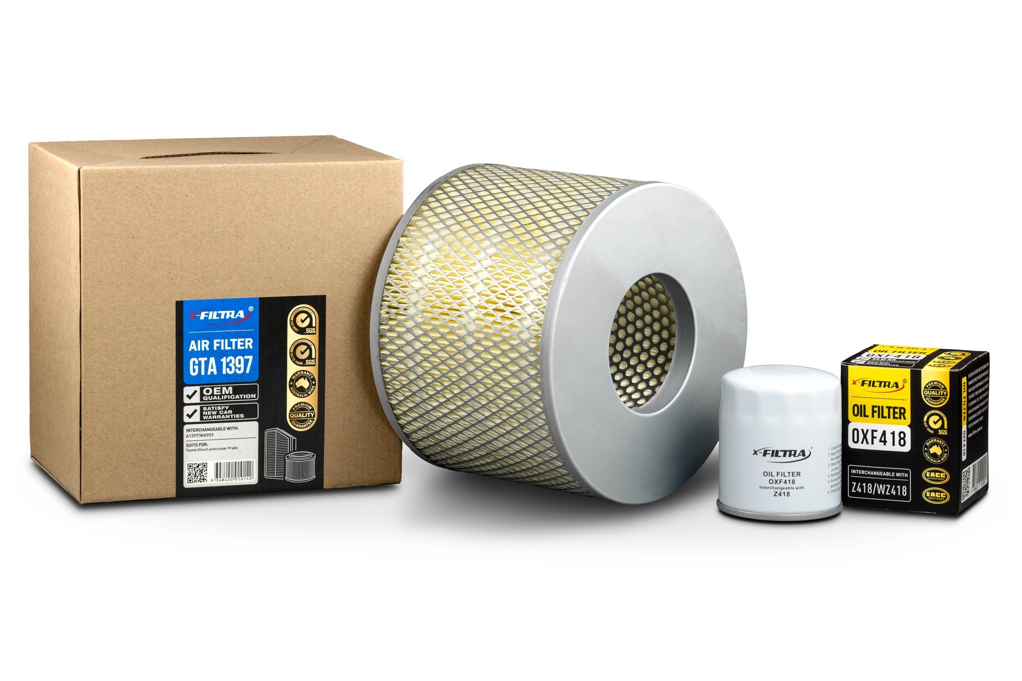 AIR GTA1397 OIL OXF418 Filter Kit - Service Parts Online