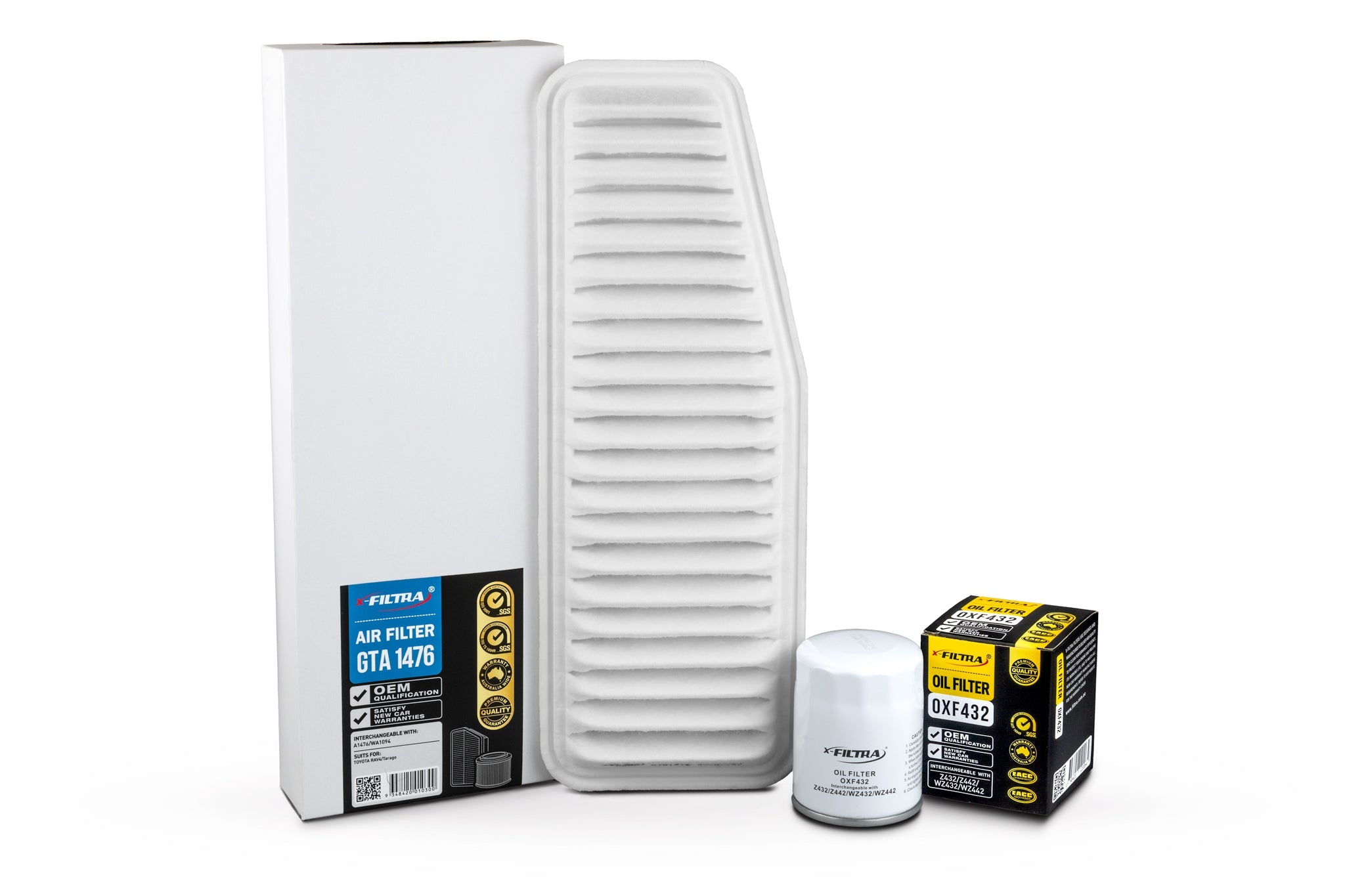 AIR GTA1476 OIL OXF432 Filter Kit - Service Parts Online