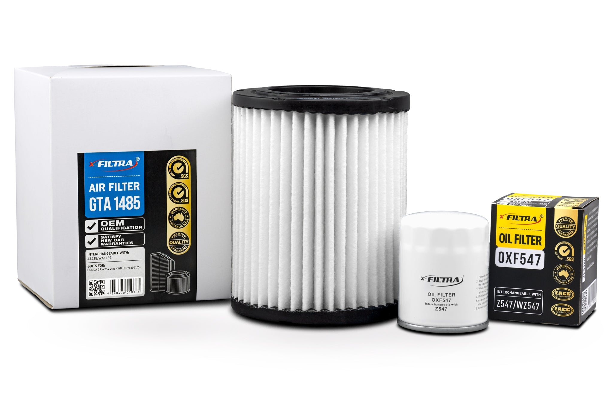 AIR GTA1485 OIL OXF547 Filter Kit - Service Parts Online