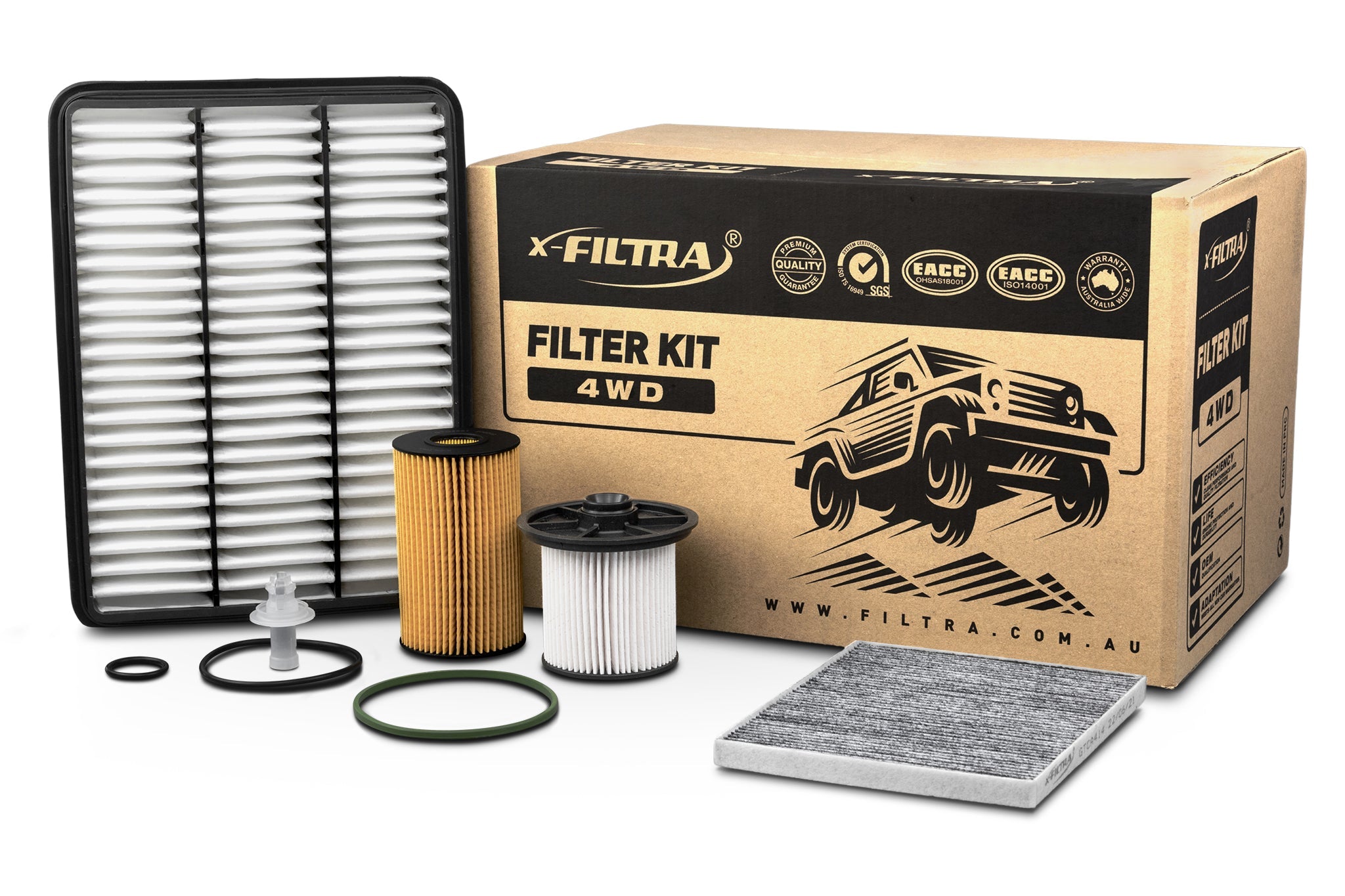 AIR GTA1522 CABIN GTCA414 OIL GTO2651 FUEL GTF2888 Filter Kit - Service Parts Online