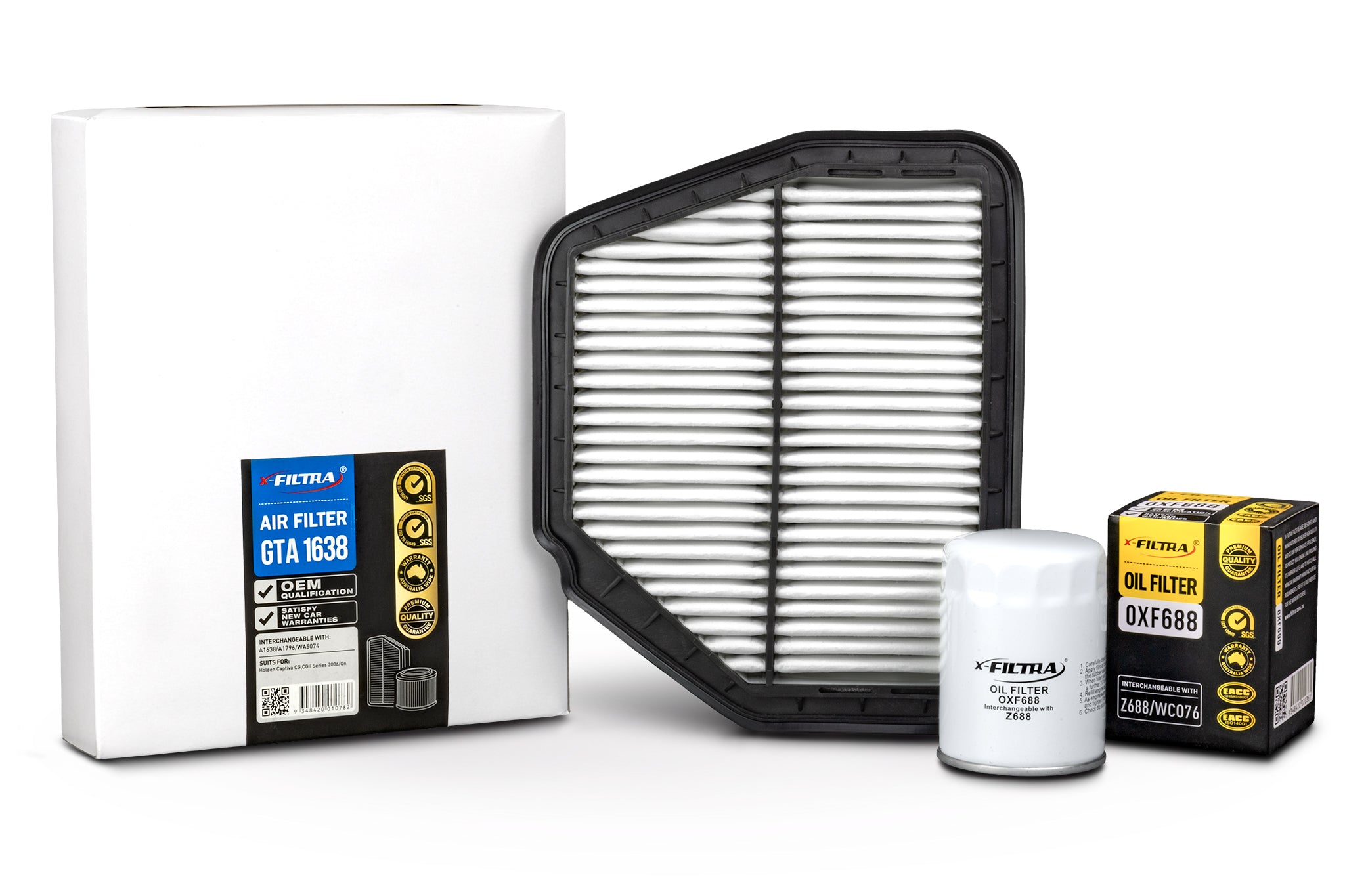 AIR GTA1638 OIL OXF688 Filter Kit - Service Parts Online