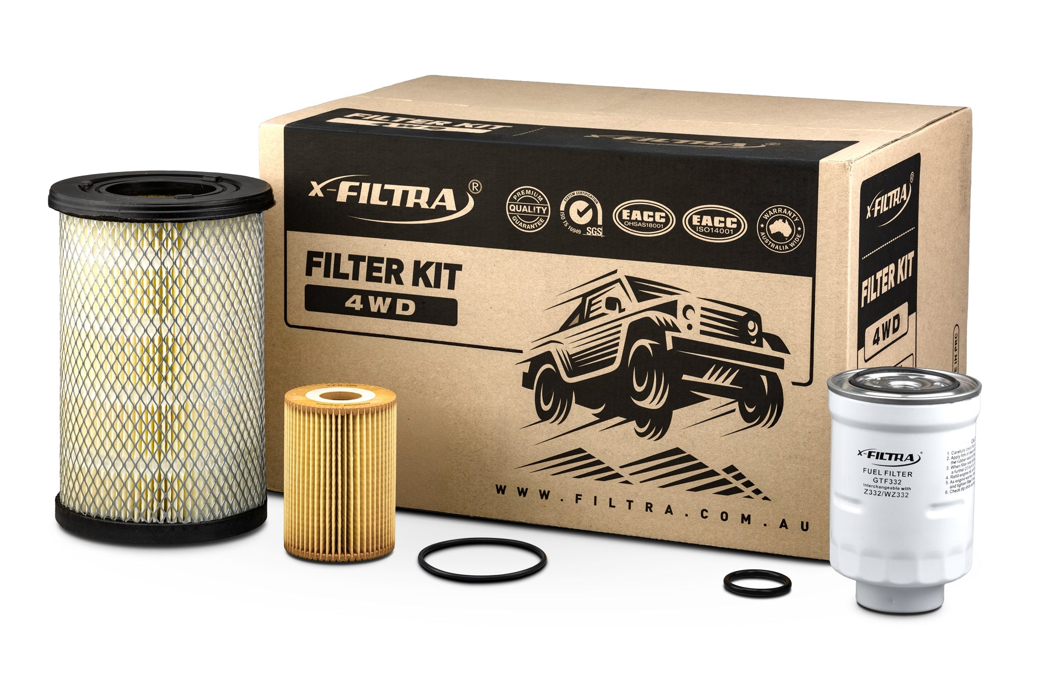 OIL GTO2593 AIR GTA1495 FUEL GTF332 Filter Kit - Service Parts Online