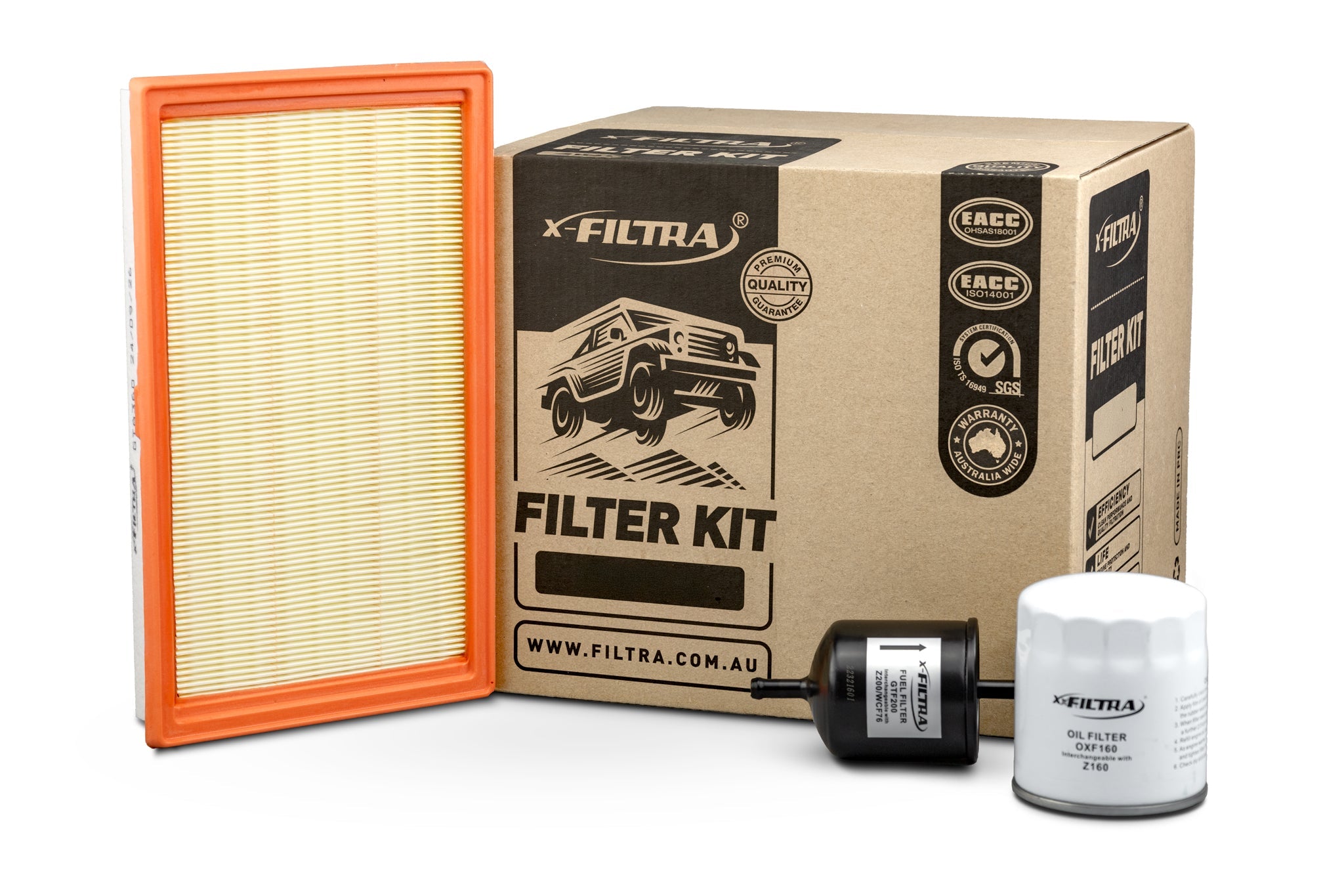 OIL OXF160 AIR GTA360 FUEL GTF200 Filter Kit - Service Parts Online