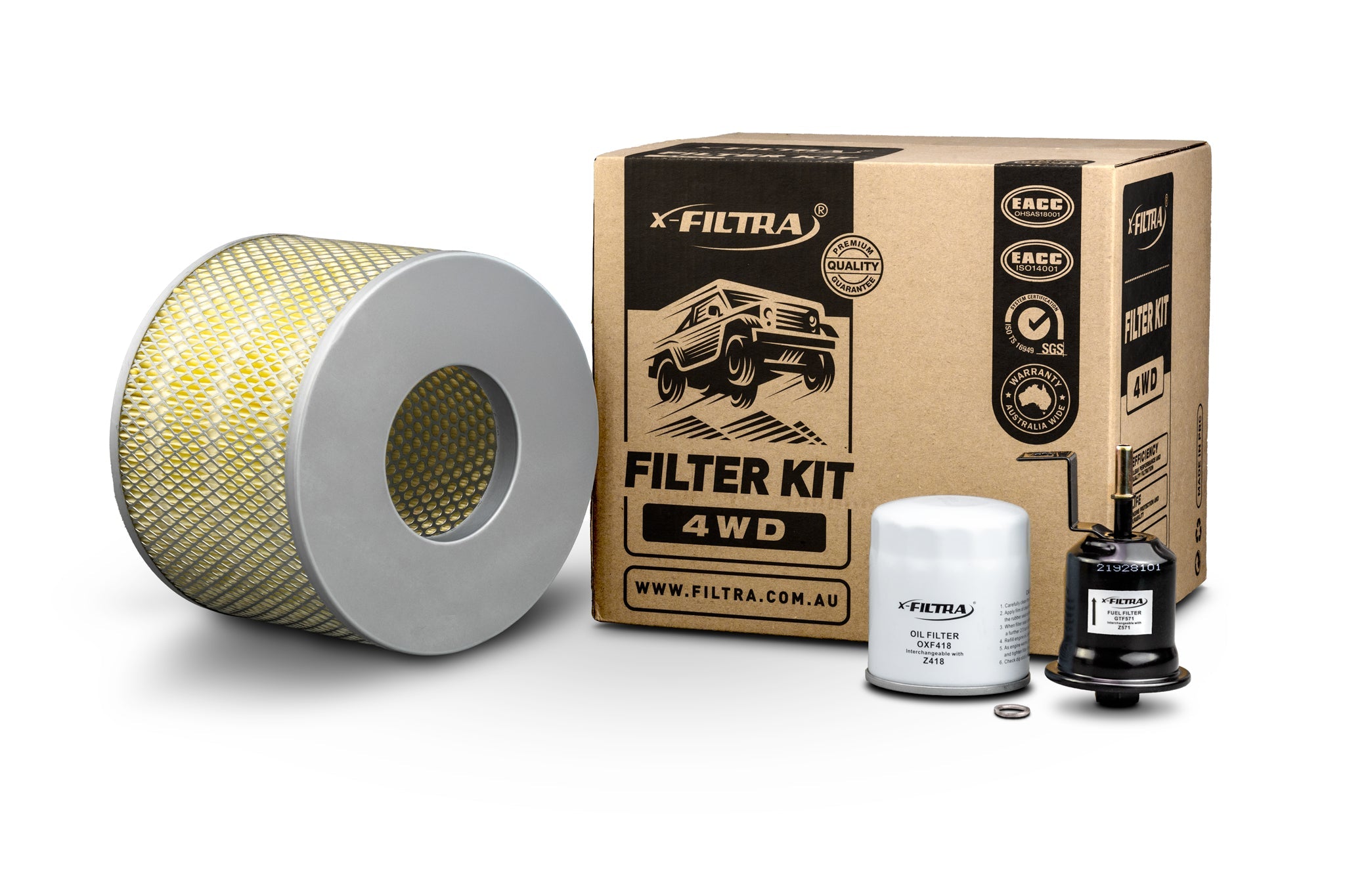 OIL OXF418 AIR GTA1397 FUEL GTF571 Filter Kit - Service Parts Online