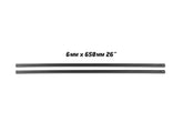 Pair Twin Metal Rail Wiper Refill 6mm x 650mm 26" - Service Parts Online