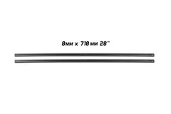 Twin Metal Rail Wiper Refill x 20 (10 Pairs) 8mm x 710mm 28" - Service Parts Online