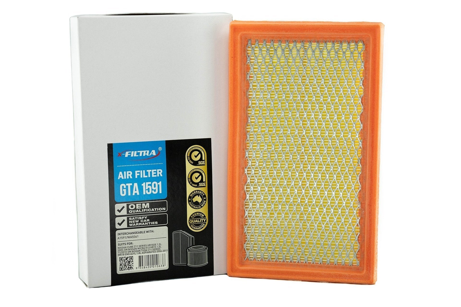 x - Filtra GTA1591 Air Filter - Service Parts Online