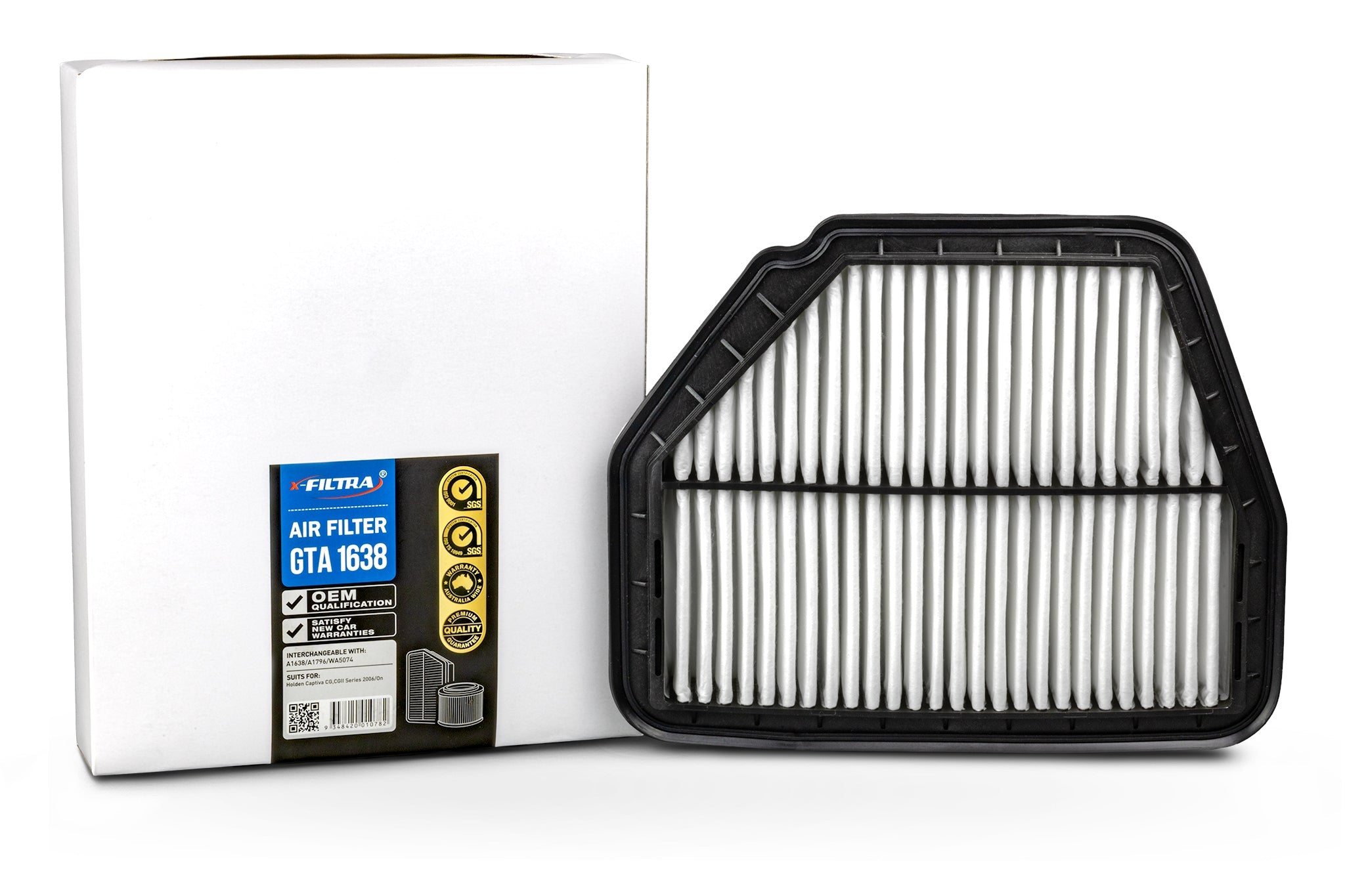 x - Filtra GTA1638 Air Filter - Service Parts Online