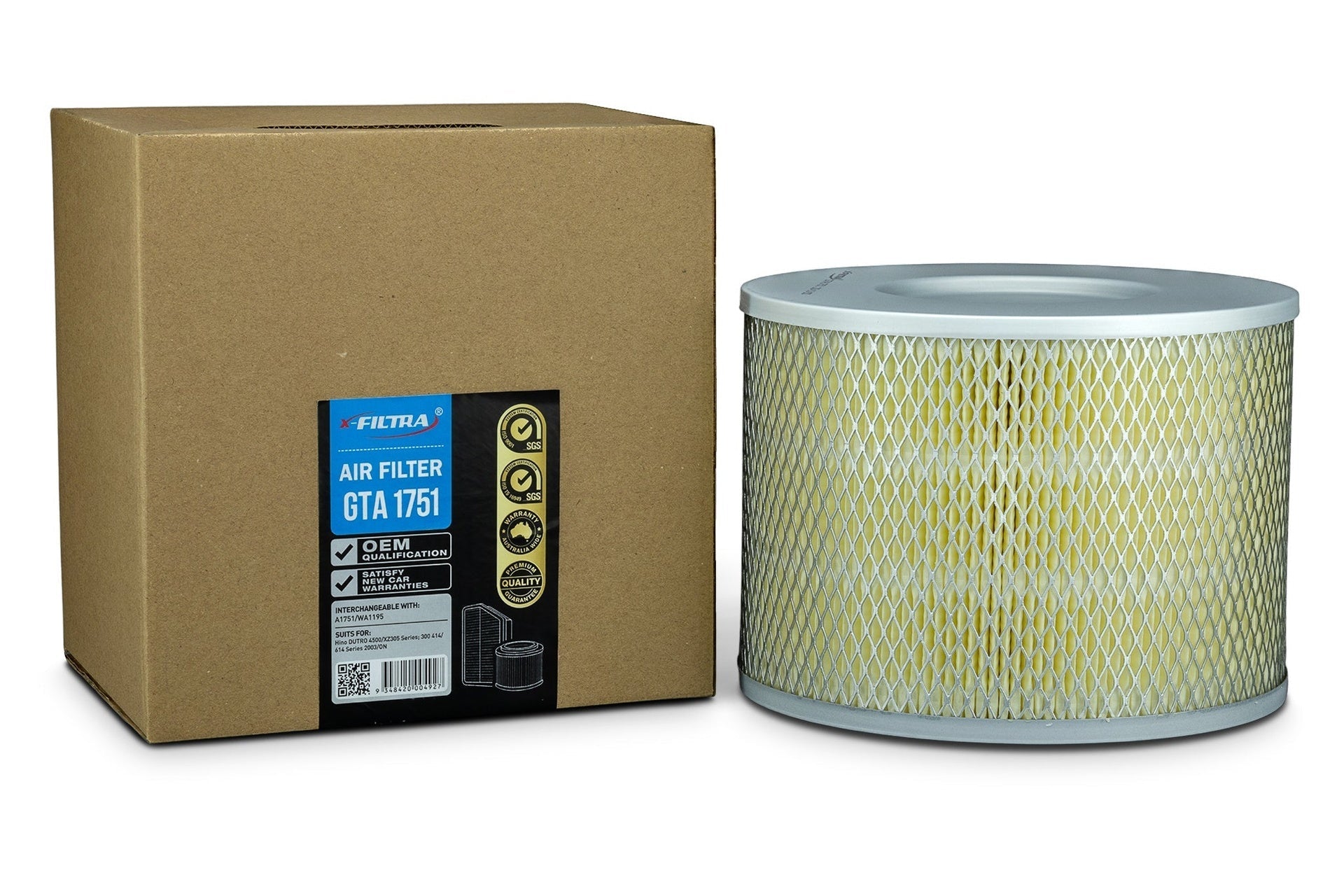 x - Filtra GTA1751 Air Filter - Service Parts Online