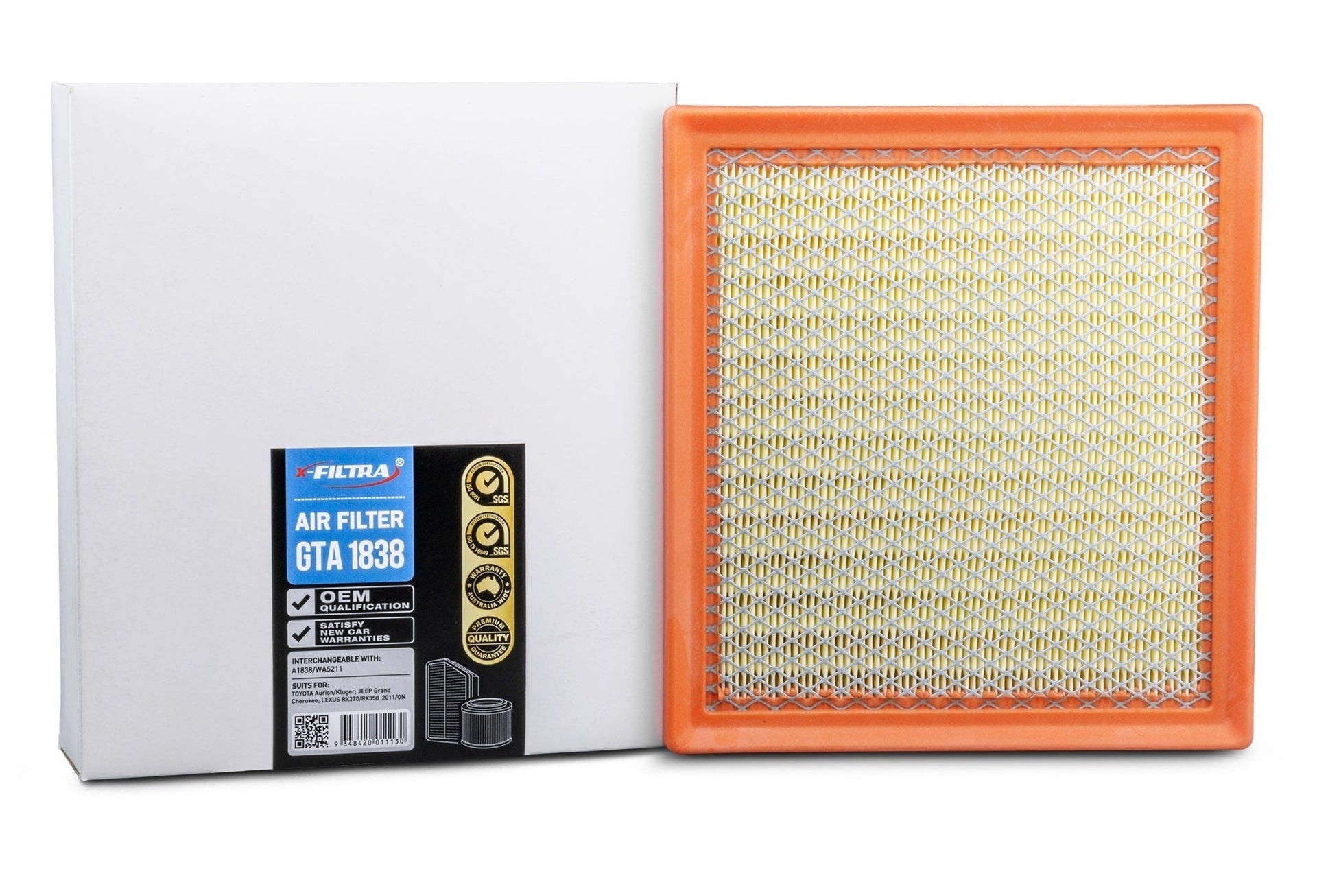 x - Filtra GTA1838 Air Filter - Service Parts Online