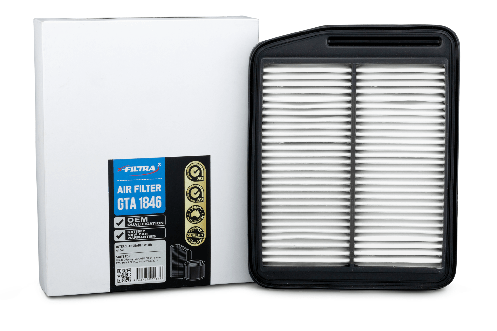 x - Filtra GTA1846 Air Filter - Service Parts Online