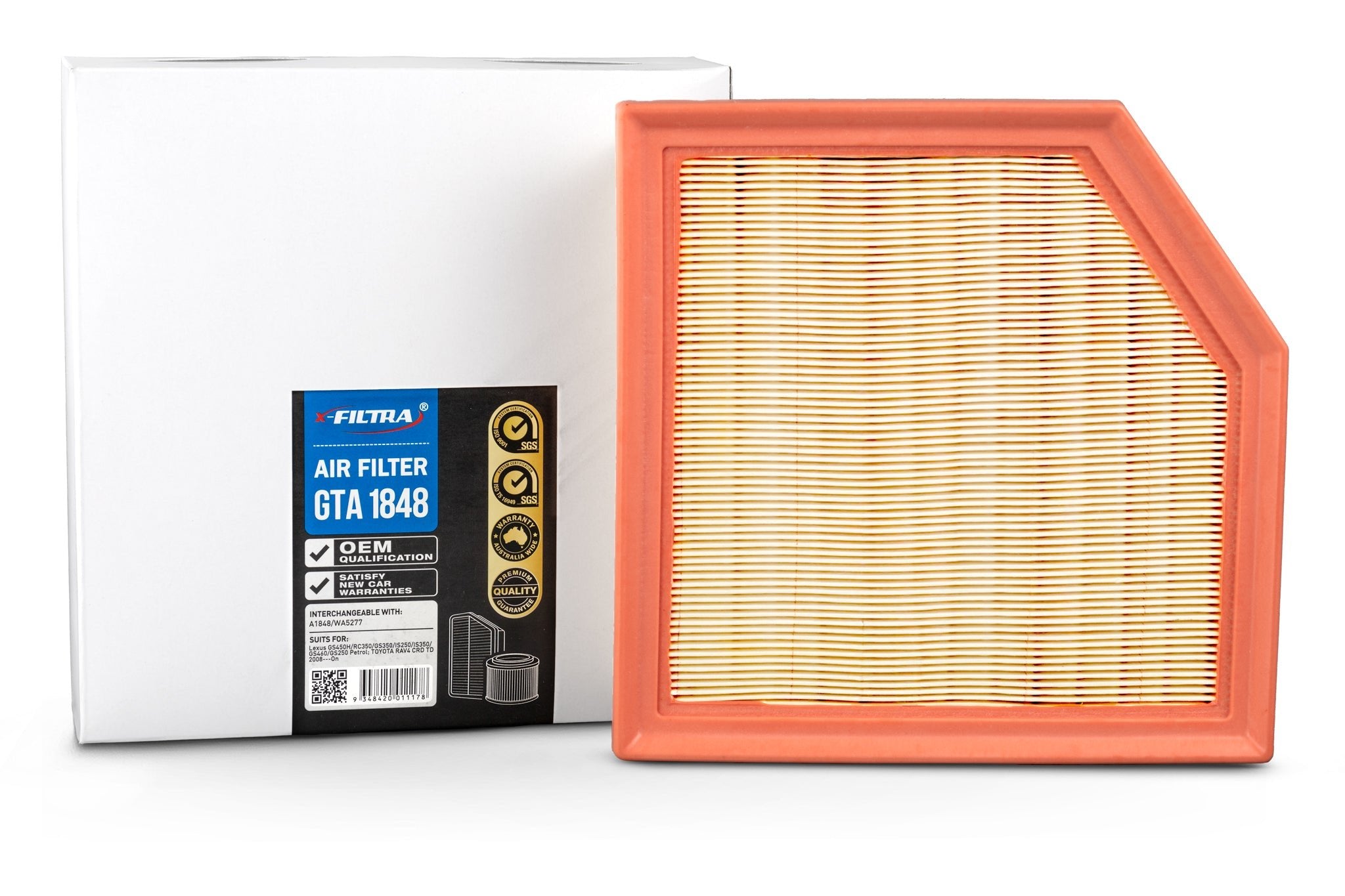 x - Filtra GTA1848 Air Filter - Service Parts Online
