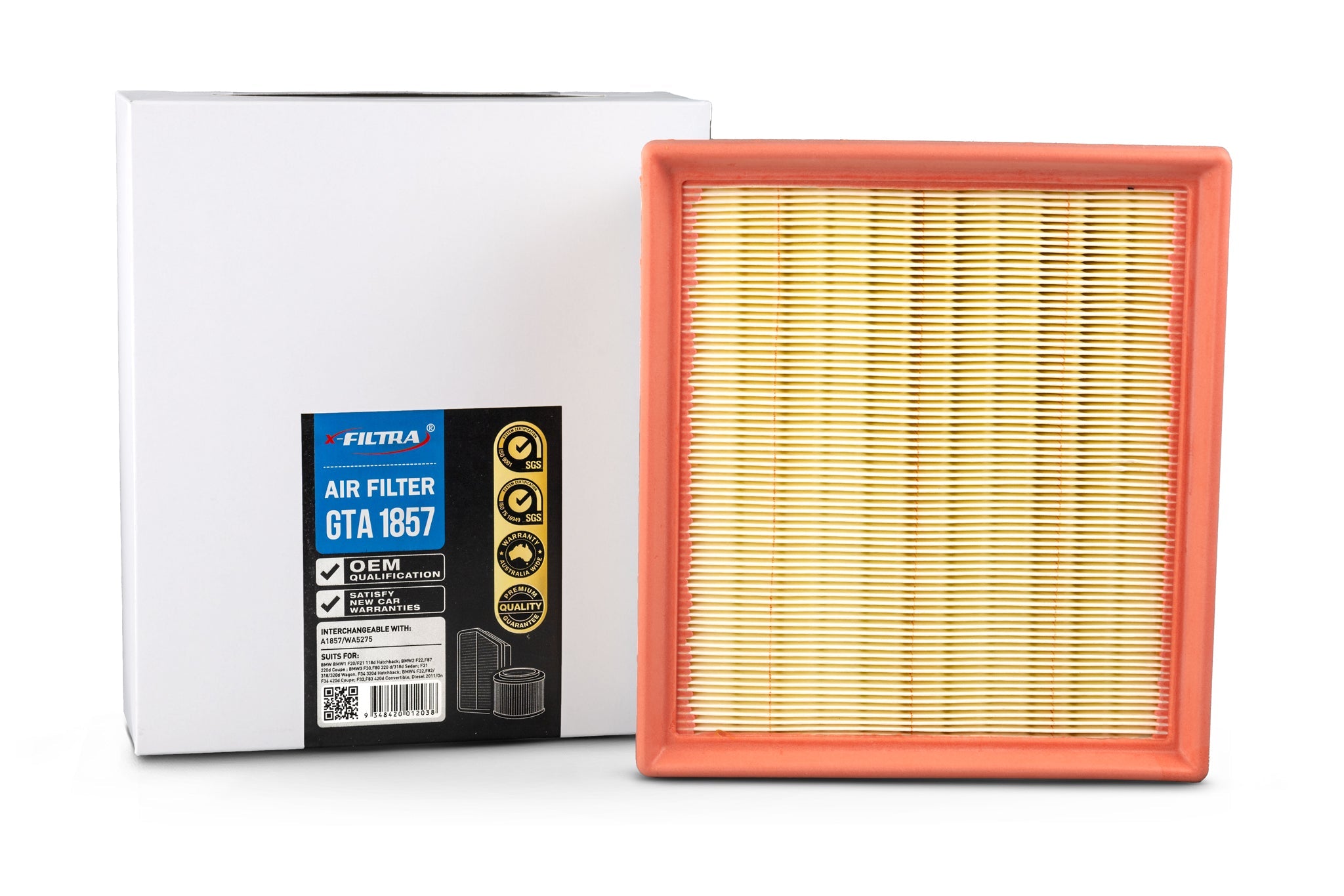 x - Filtra GTA1857 Air Filter - Service Parts Online