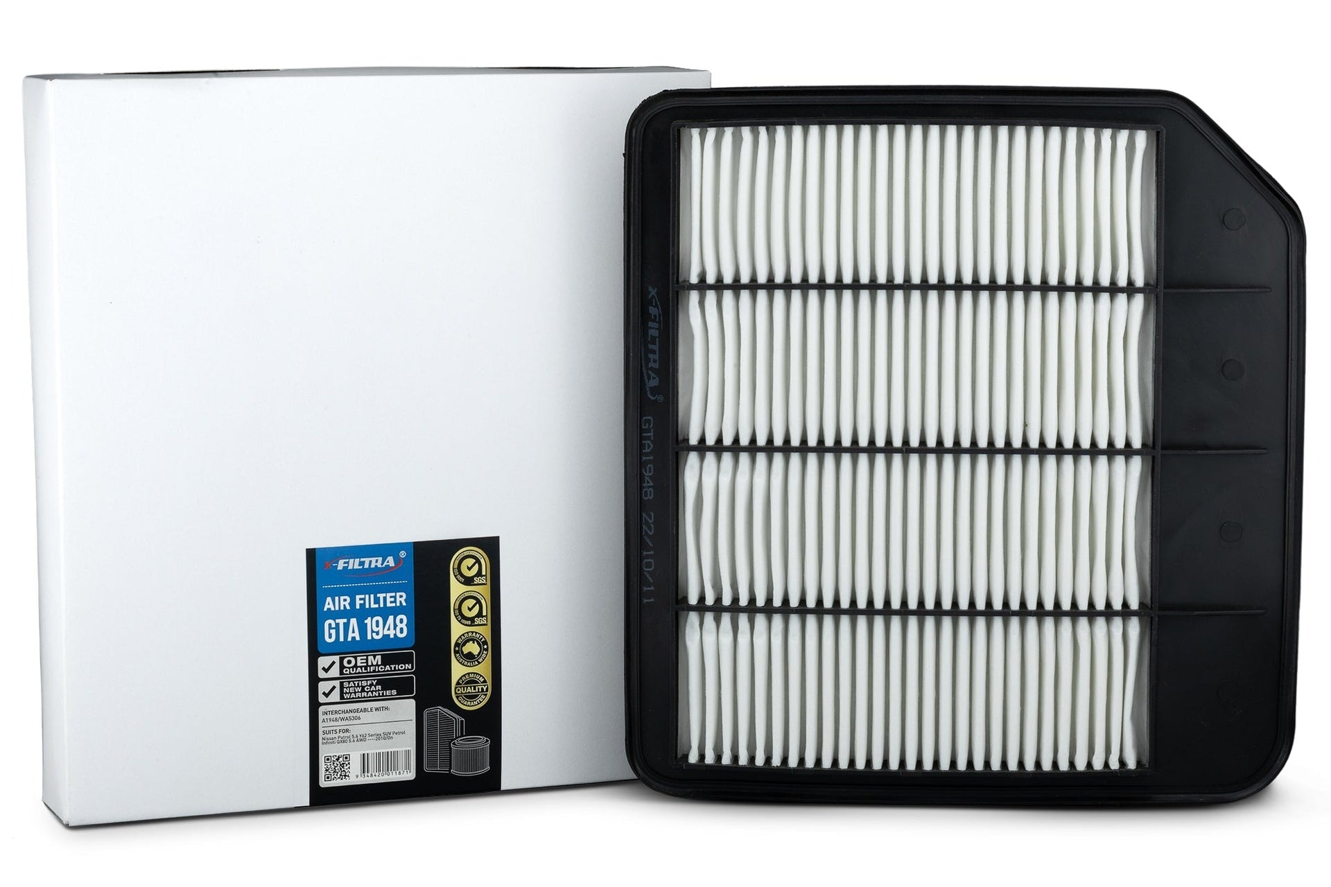 x - Filtra GTA1948 Air Filter - Service Parts Online