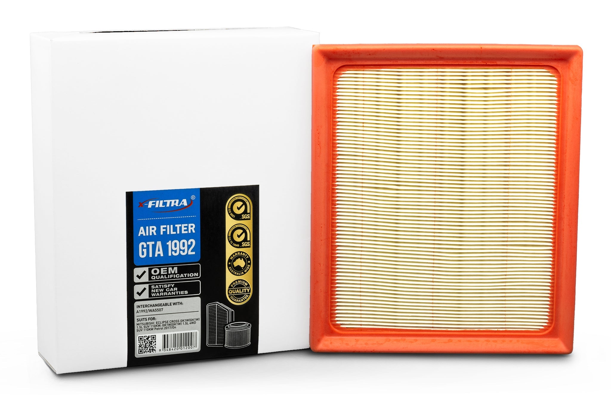 x - Filtra GTA1992 Air Filter - Service Parts Online