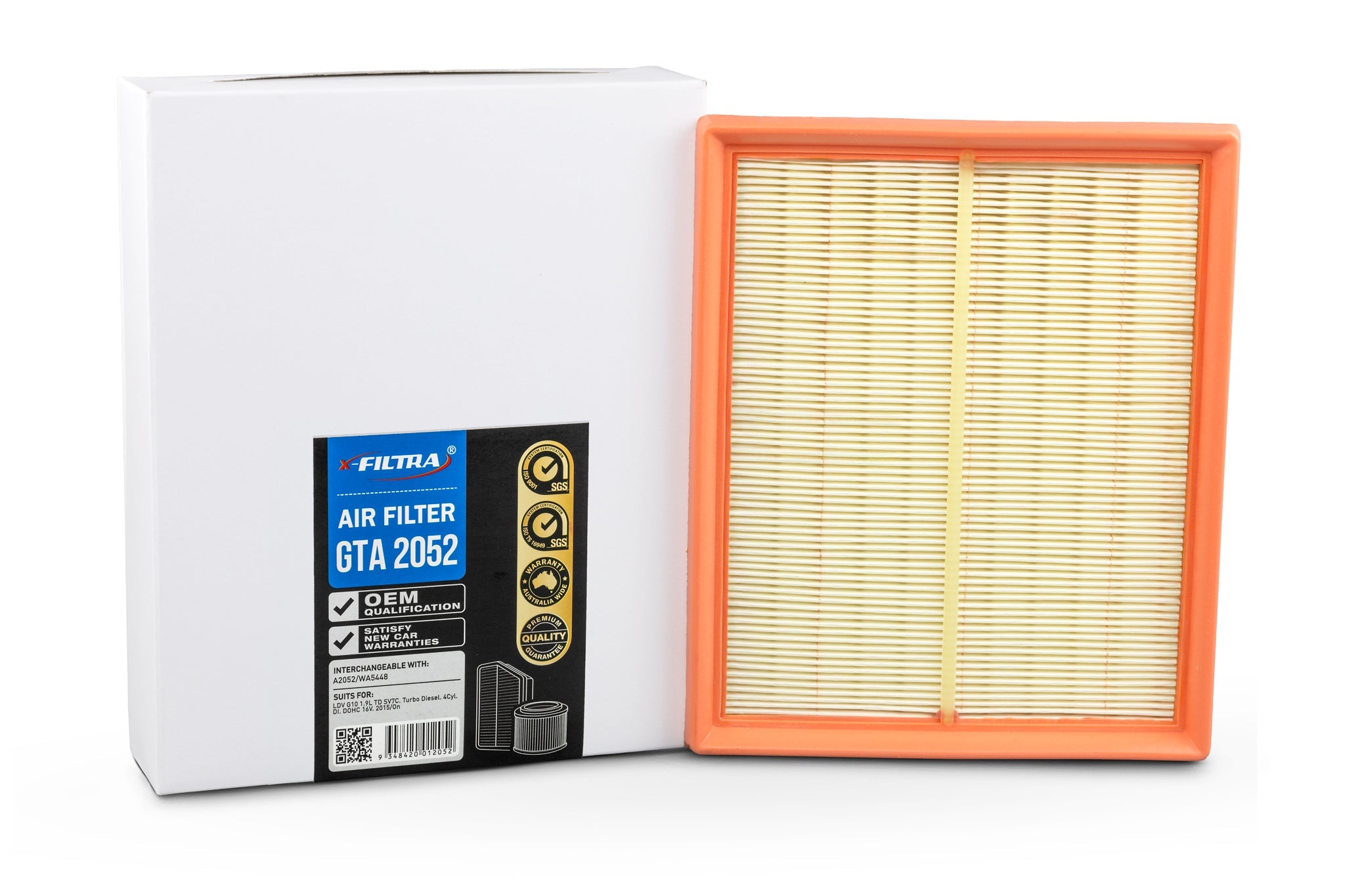 x - Filtra GTA2052 Air Filter - Service Parts Online