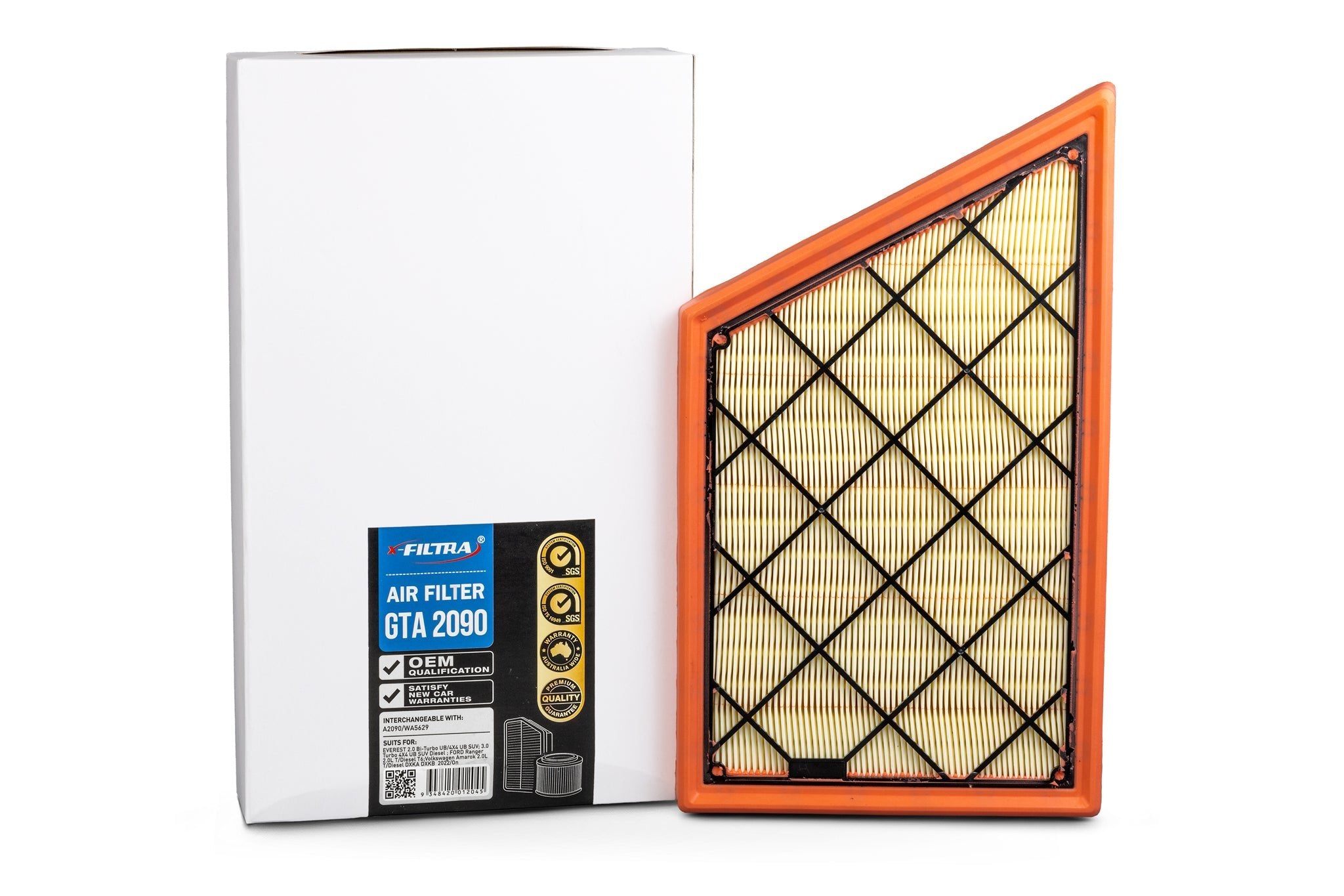 x - Filtra GTA2090 Air Filter - Service Parts Online