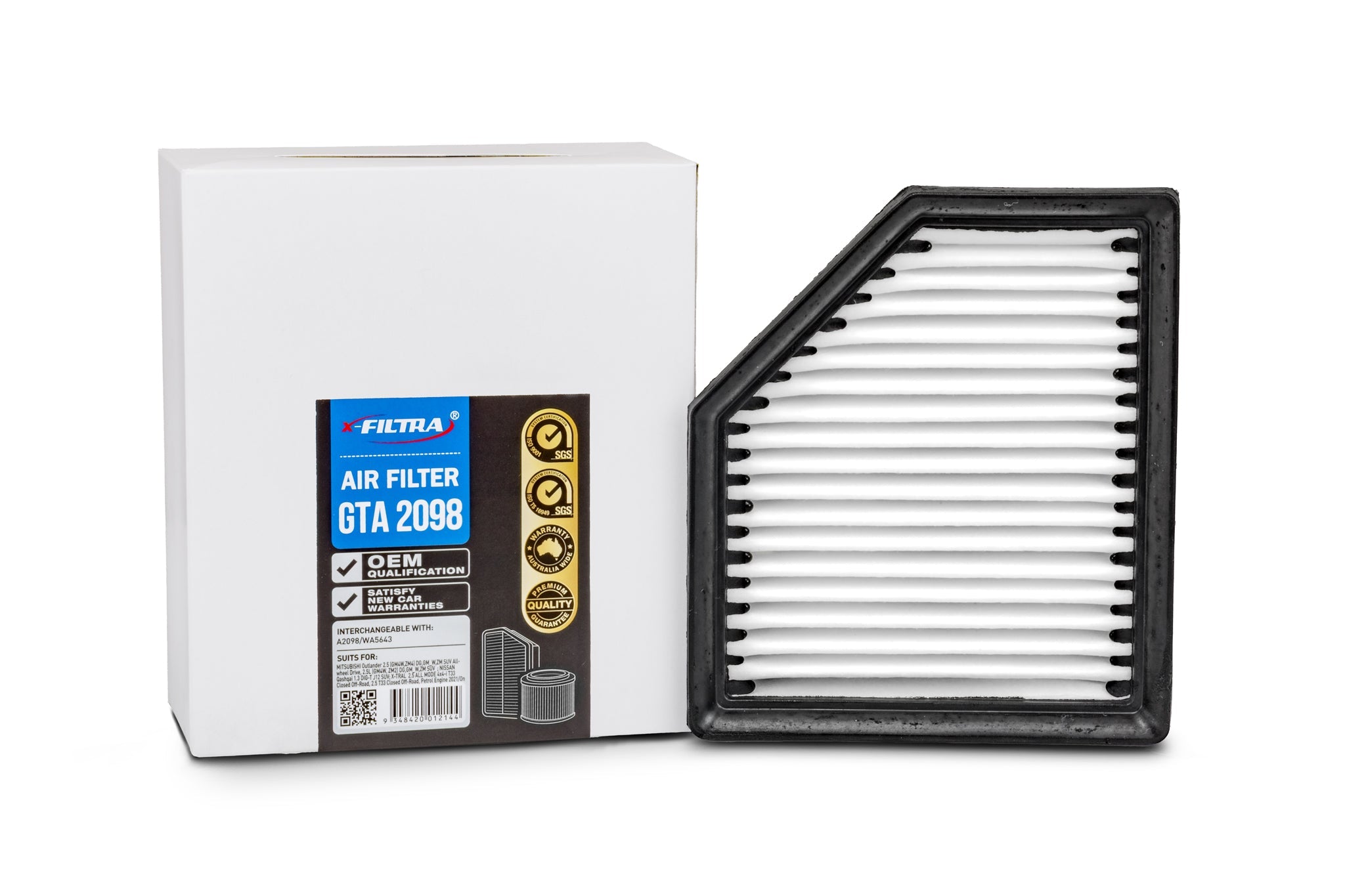 x - Filtra GTA2098 Air Filter - Service Parts Online