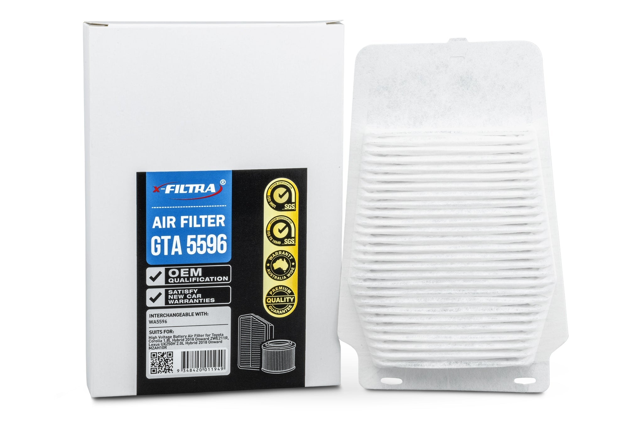 X - Filtra GTA5596 Battery Air Filter - Service Parts Online