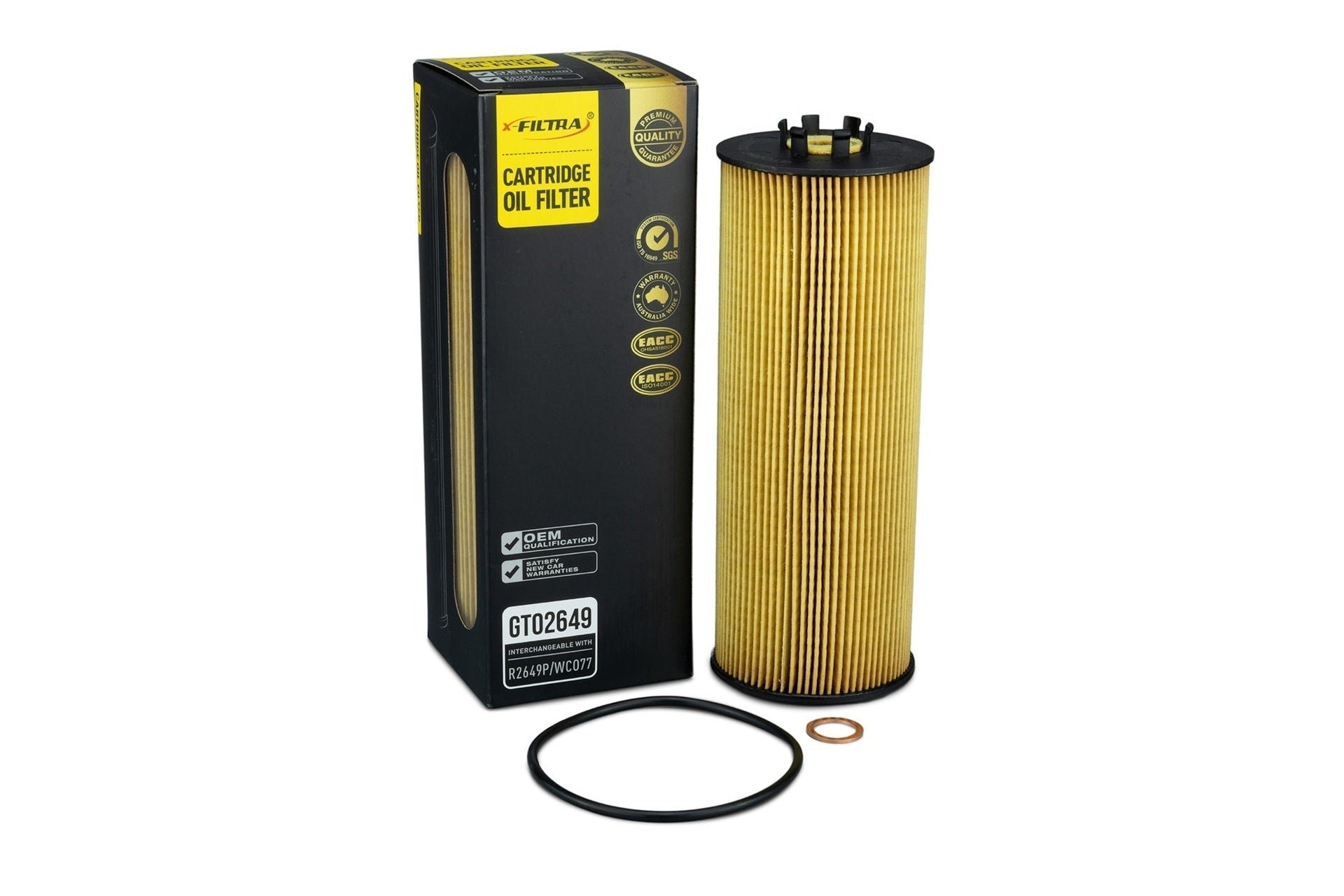 x - Filtra GTO2649 Oil Filter x 2 - Service Parts Online