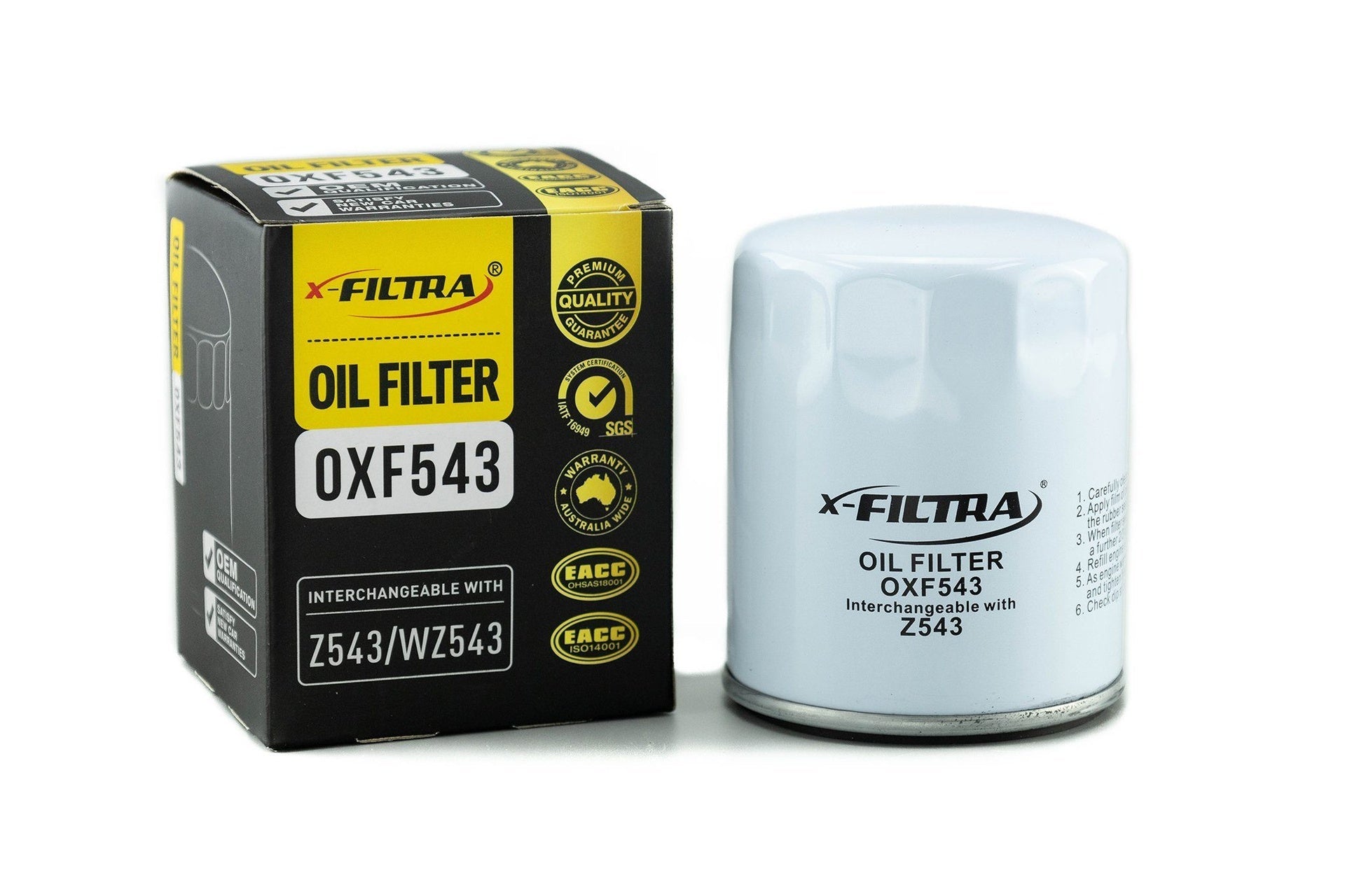 x - Filtra OXF543 Oil Filter - Service Parts Online
