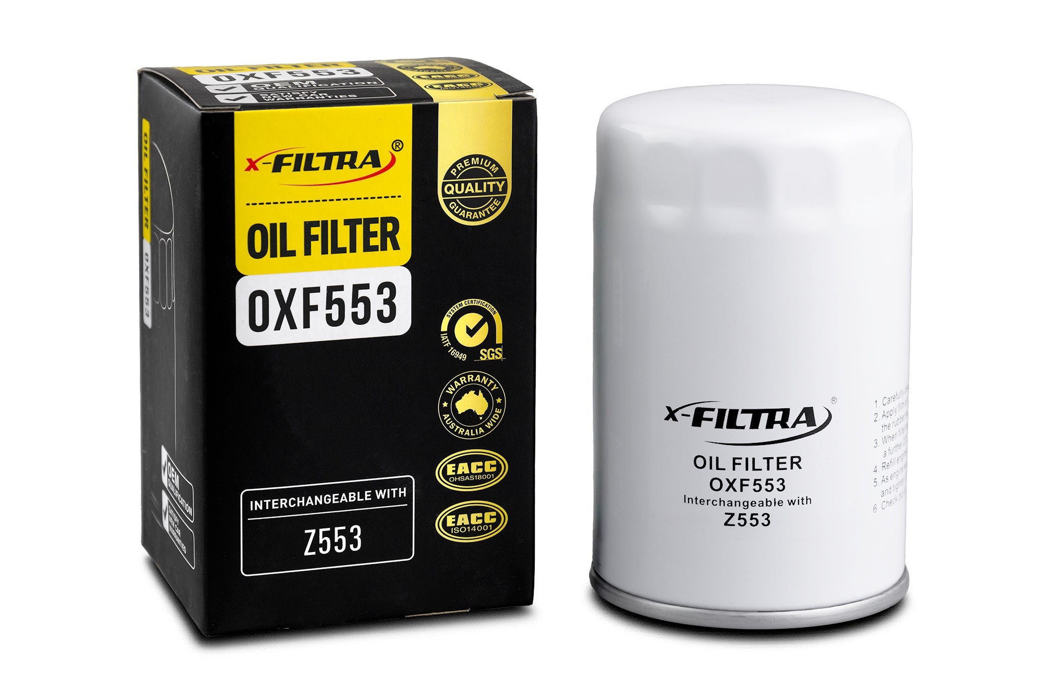 x - Filtra OXF553 Oil Filter - Service Parts Online