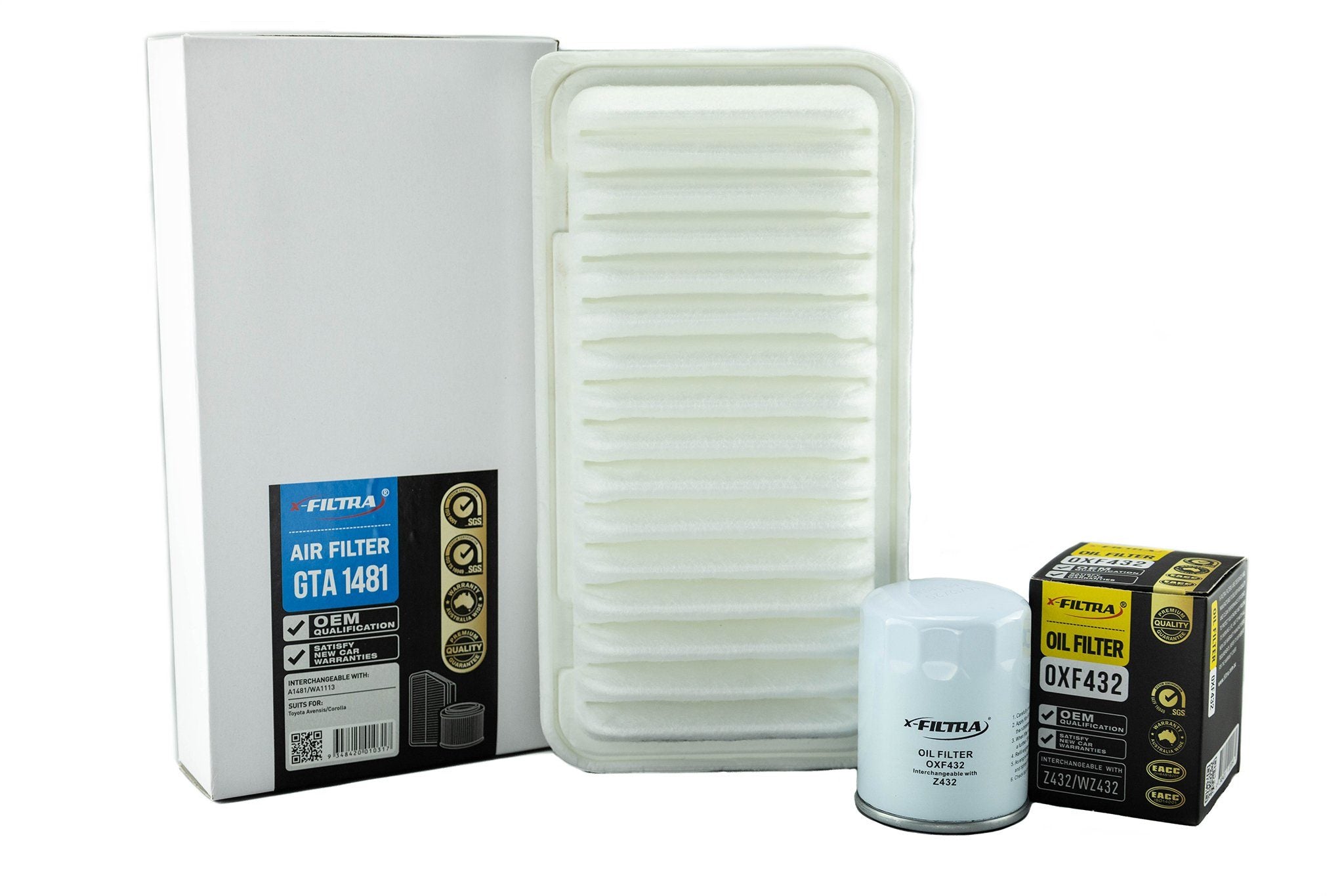 AIR GTA1481 OIL OXF432 Filter Kit - Service Parts Online