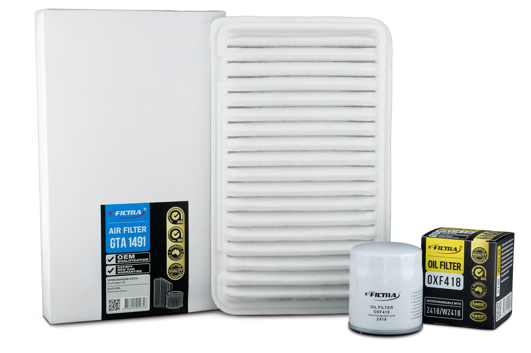 AIR GTA1491 OIL OXF418 Filter Kit - Service Parts Online