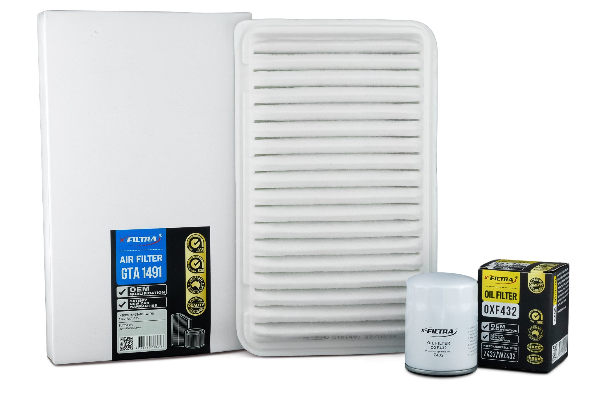 AIR GTA1491 OIL OXF432 Filter Kit - Service Parts Online