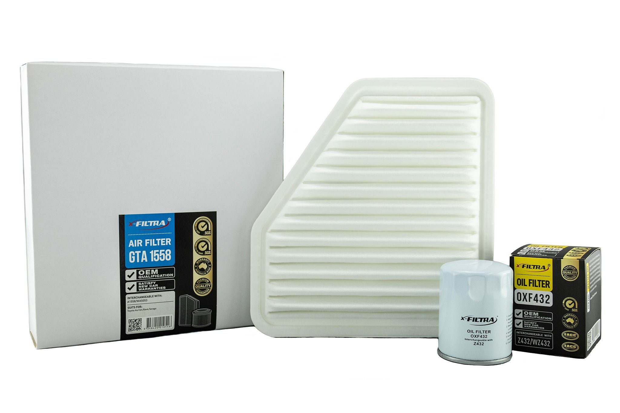 AIR GTA1558 OIL OXF432 Filter Kit - Service Parts Online