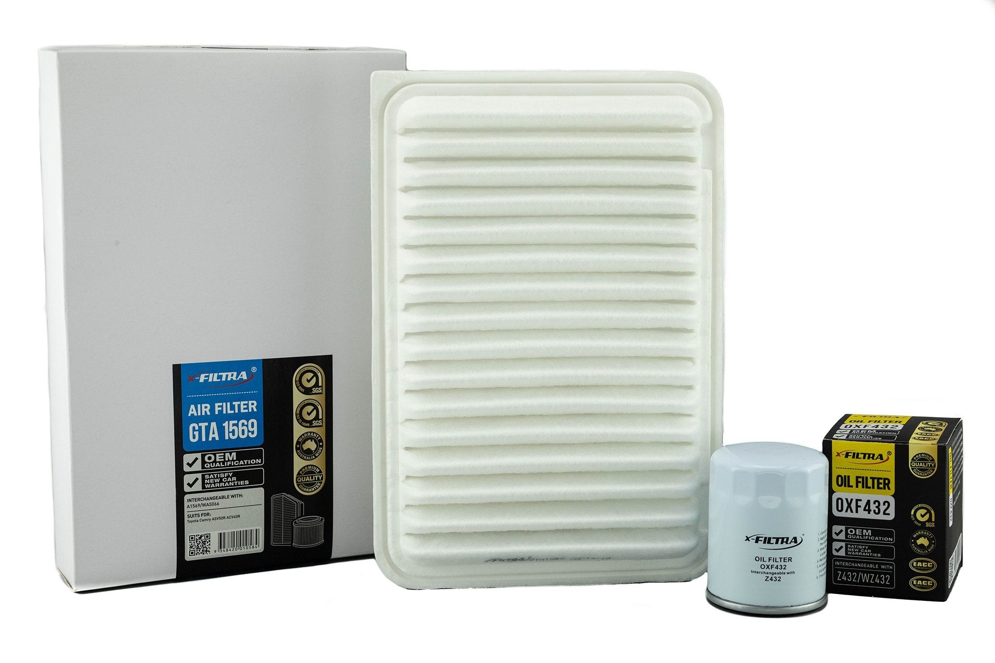 AIR GTA1569 OIL OXF432 Filter Kit - Service Parts Online