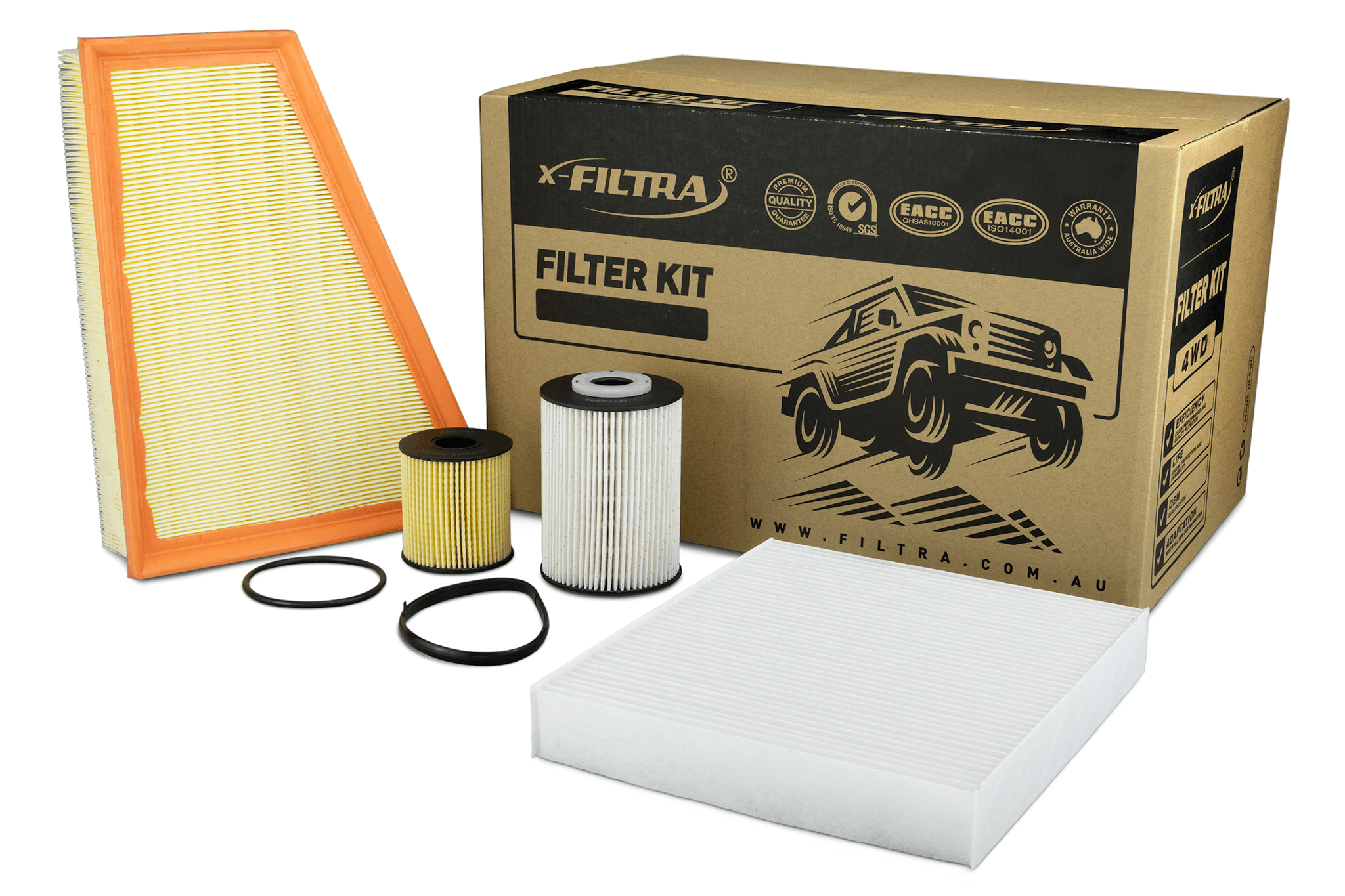 AIR GTA1633 CABIN GTCA181 OIL GTO2663 FUEL GTF2666 Filter Kit - Service Parts Online