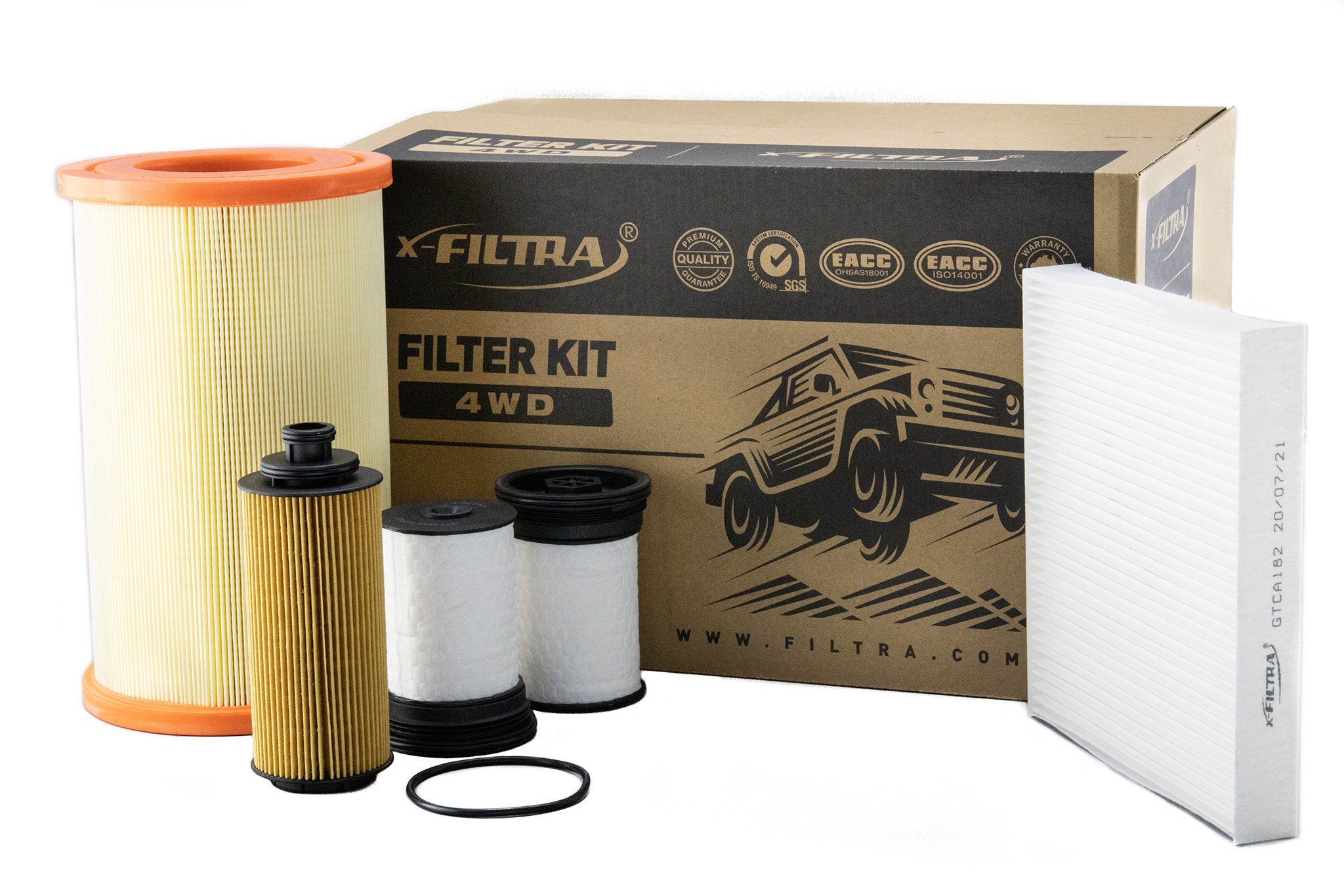 AIR GTA1811 CABIN GTCA182 OIL GTO2734 FUEL GTF2833 Filter Kit - Service Parts Online