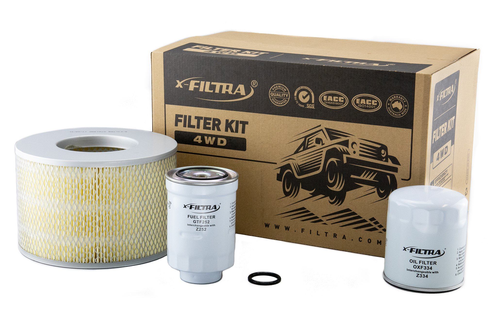 OIL OXF334 AIR GTA1350 FUEL GTF252 Filter Kit - Service Parts Online
