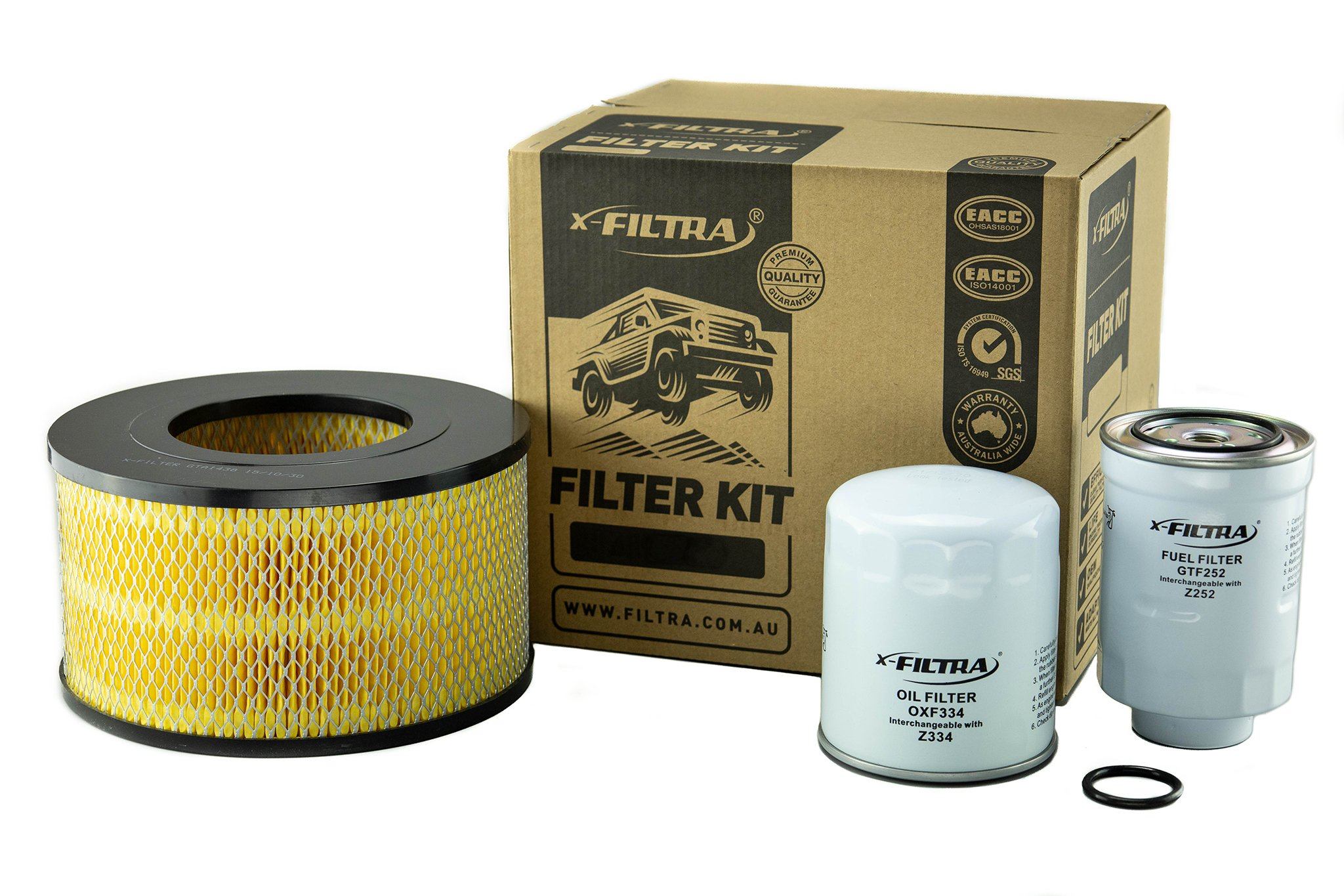 OIL OXF334 AIR GTA1438 FUEL GTF252 Filter Kit - Service Parts Online