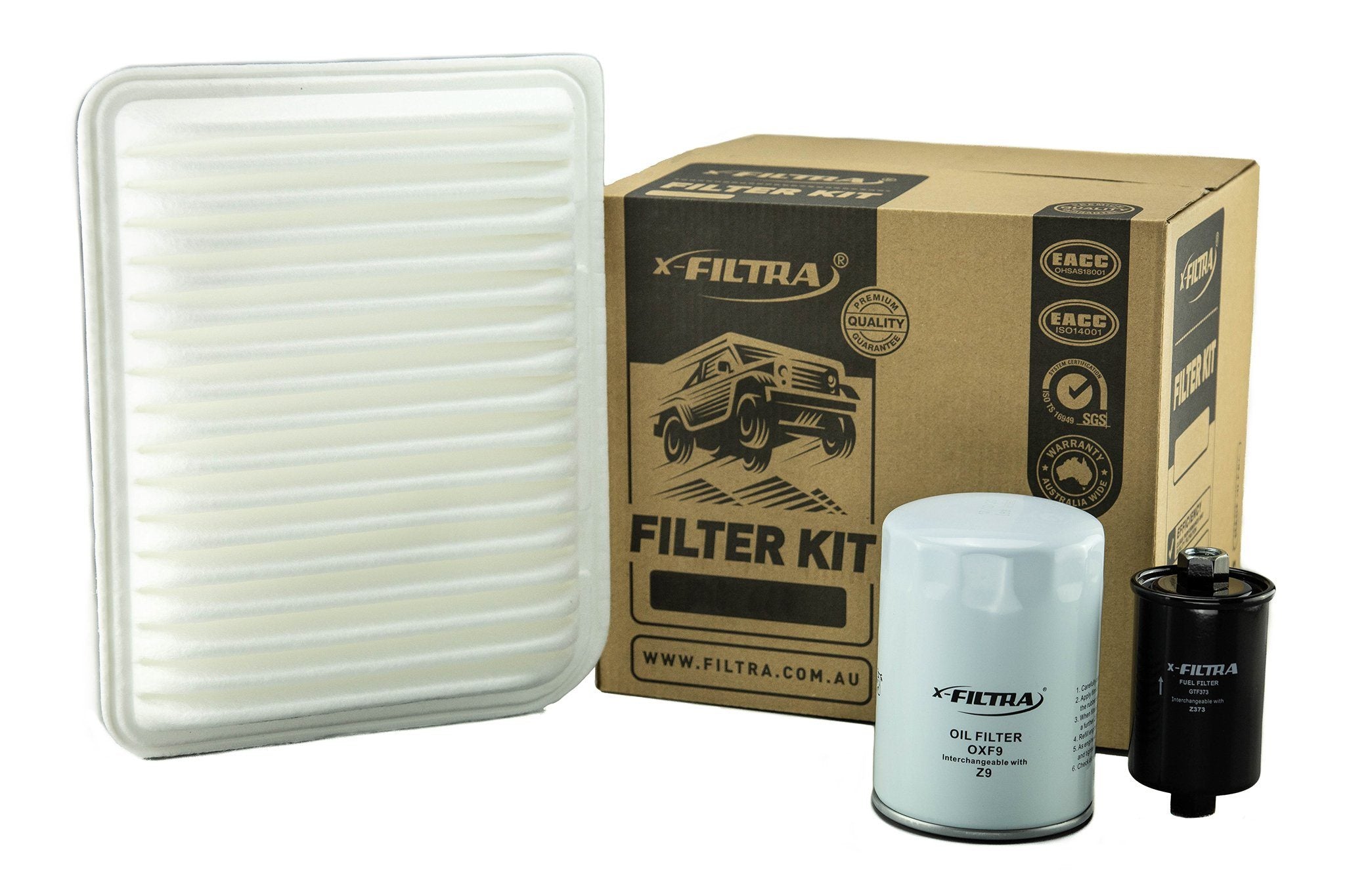 OIL OXF9 AIR GTA1575 FUEL GTF373 Filter Kit - Service Parts Online