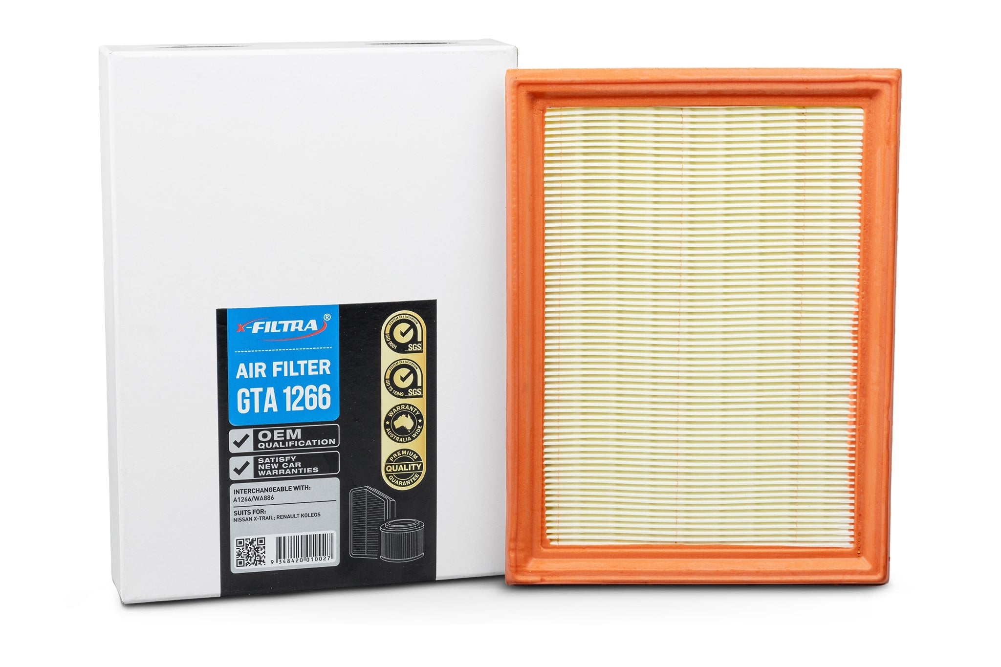 x-Filtra GTA1266 Air Filter - Service Parts Online