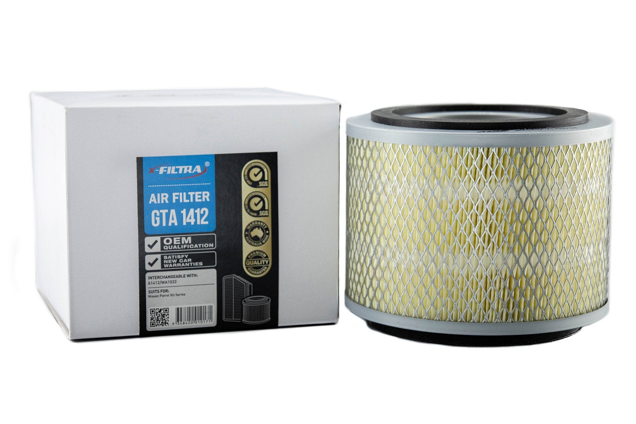 x-Filtra GTA1412 Air Filter - Service Parts Online