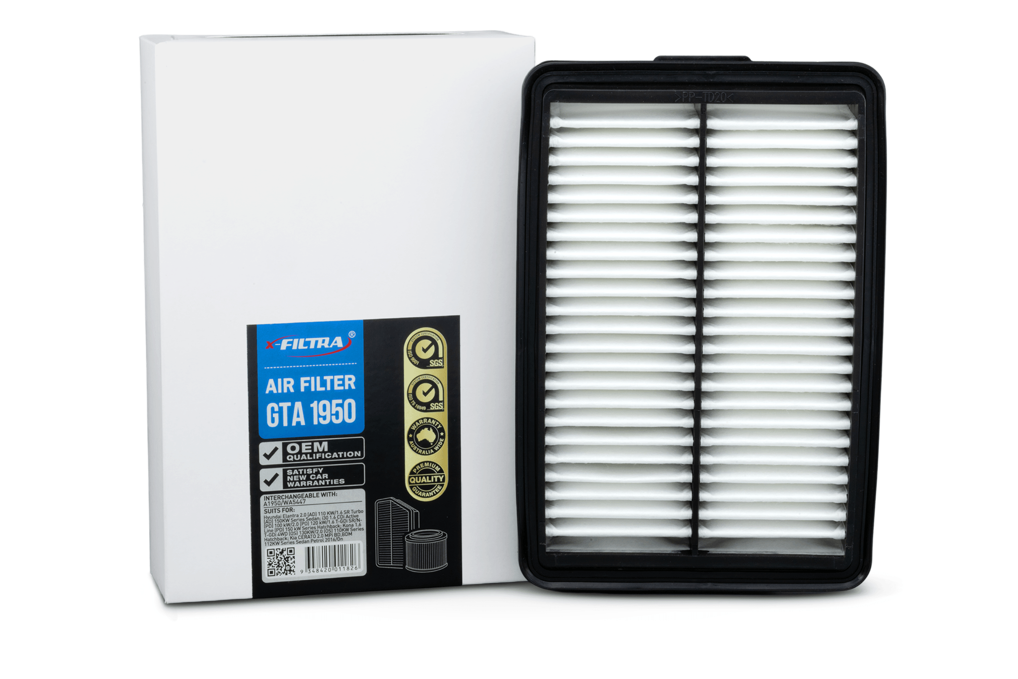 x-Filtra GTA1950 Air Filter - Service Parts Online