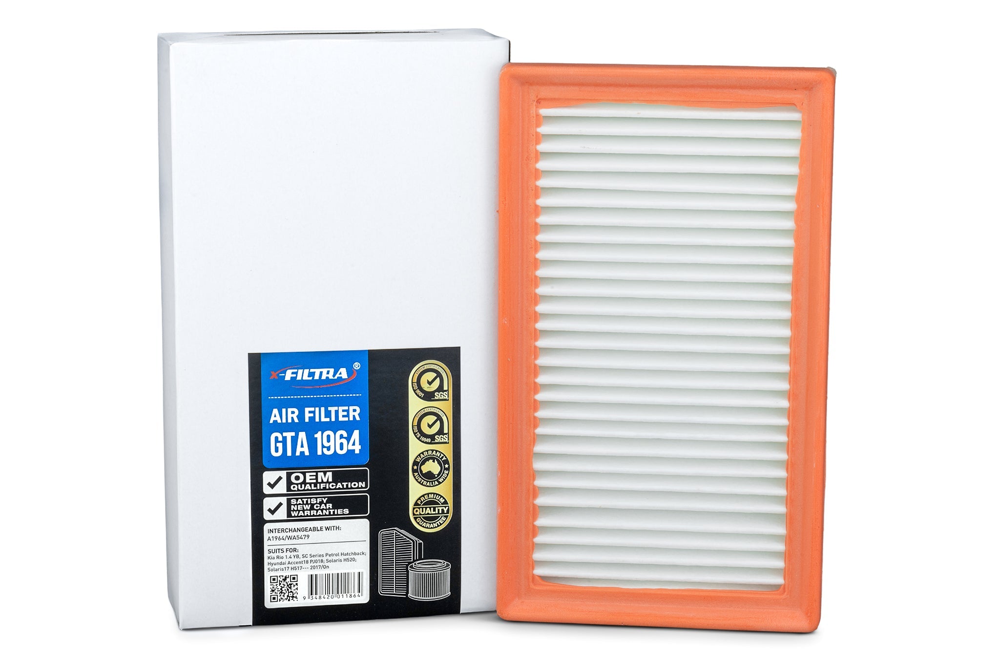 x-Filtra GTA1964 Air Filter - Service Parts Online
