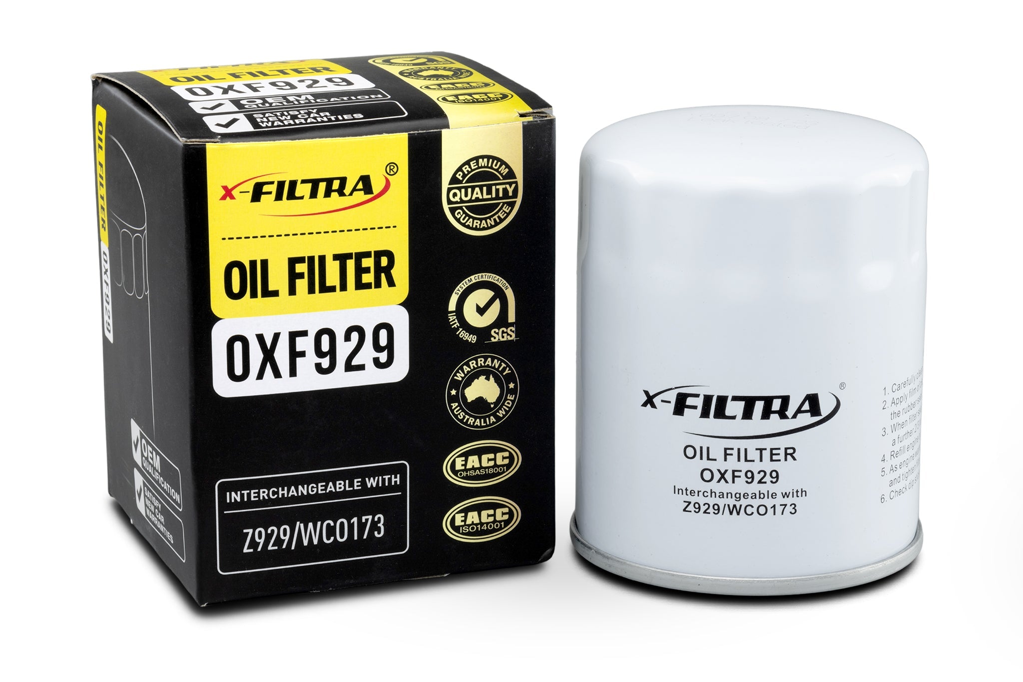 x-Filtra GTO173/OXF929 Oil Filter - Service Parts Online