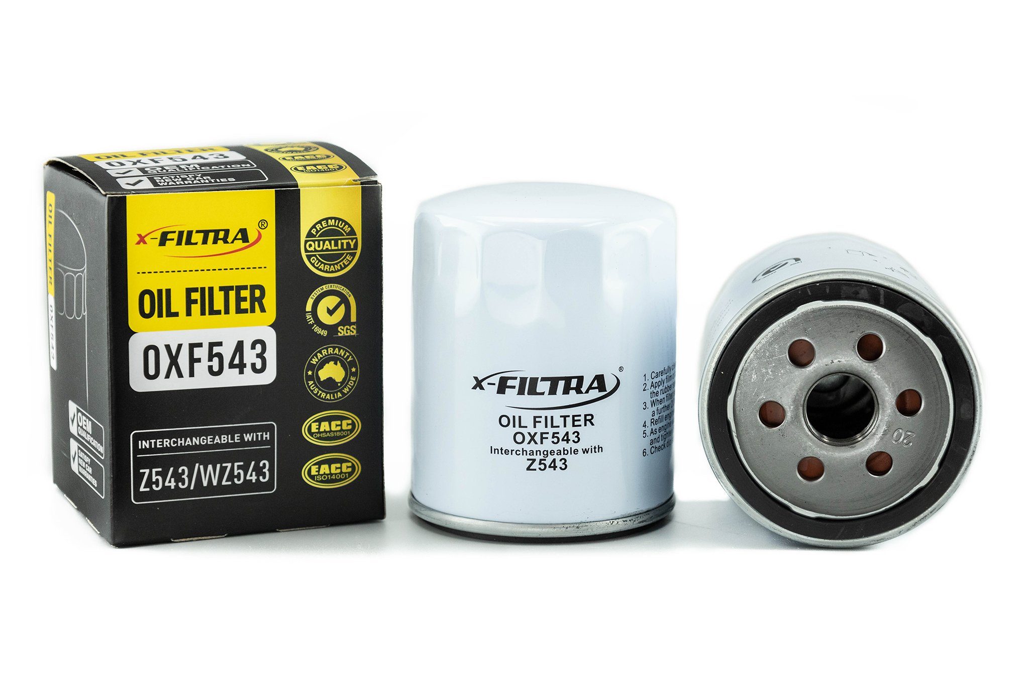 x-Filtra OXF543 Oil Filter x 6 - Service Parts Online