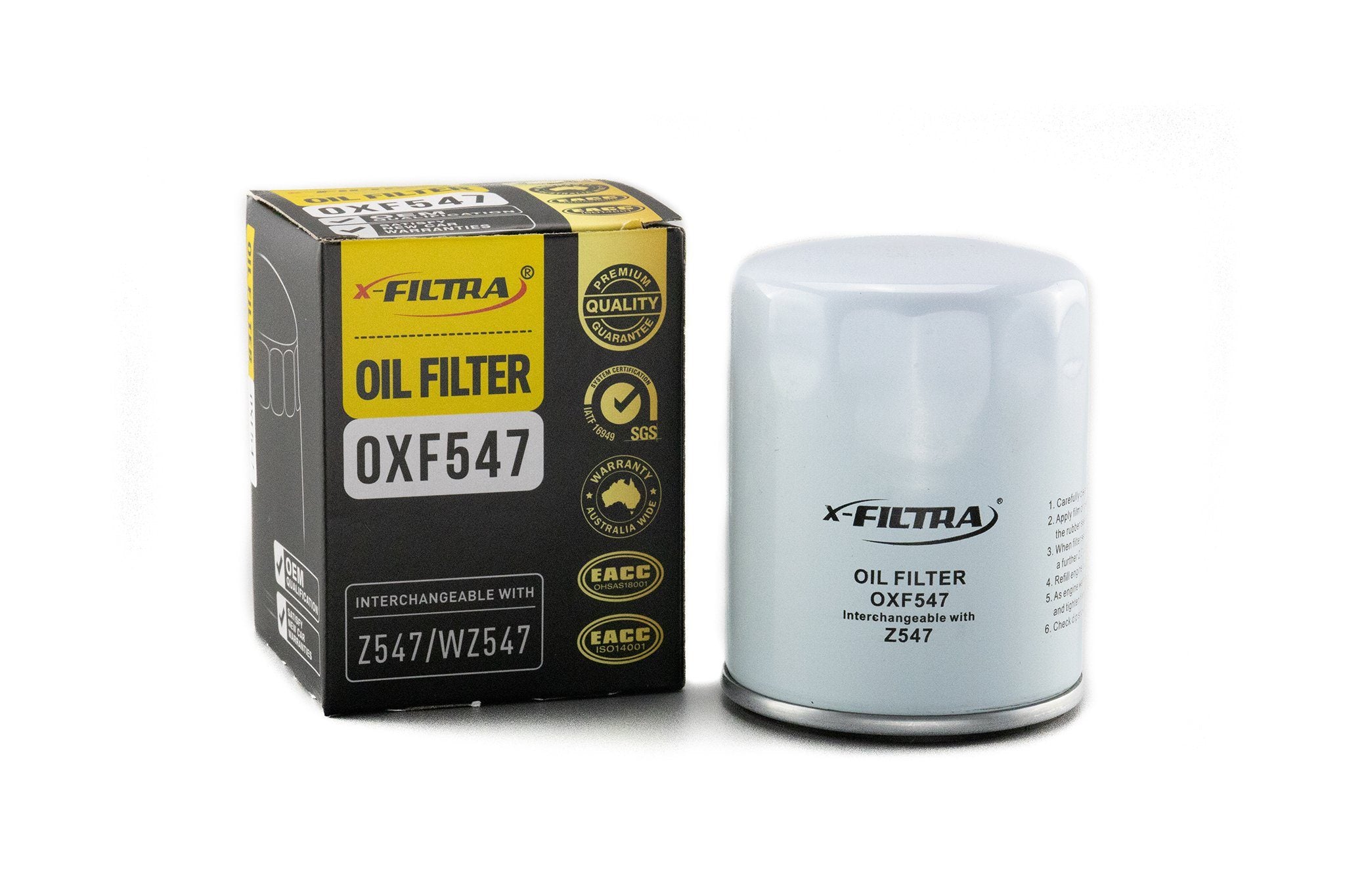 x-Filtra OXF547 Oil Filter - Service Parts Online