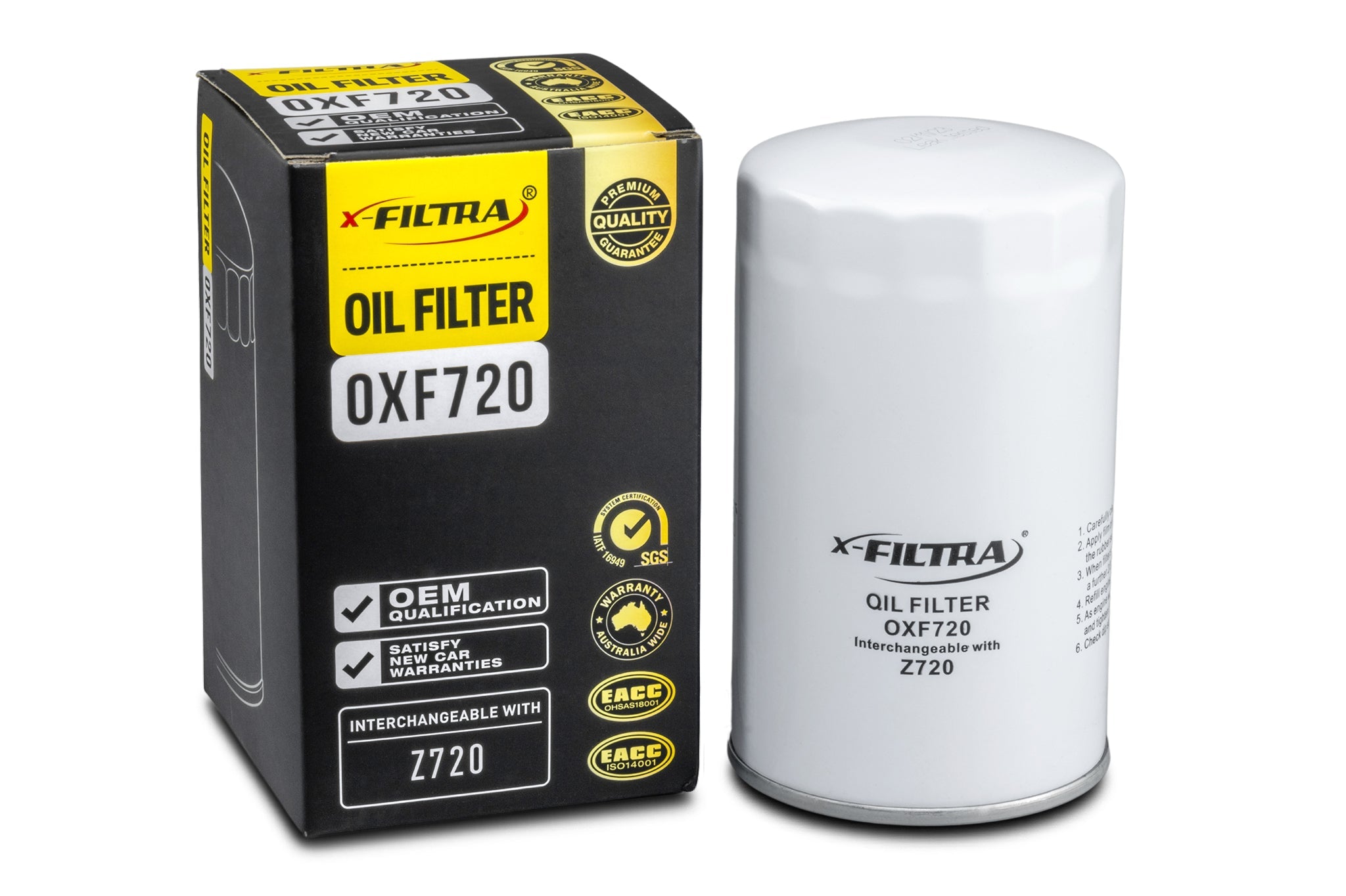 x-Filtra OXF720 Oil Filter - Service Parts Online