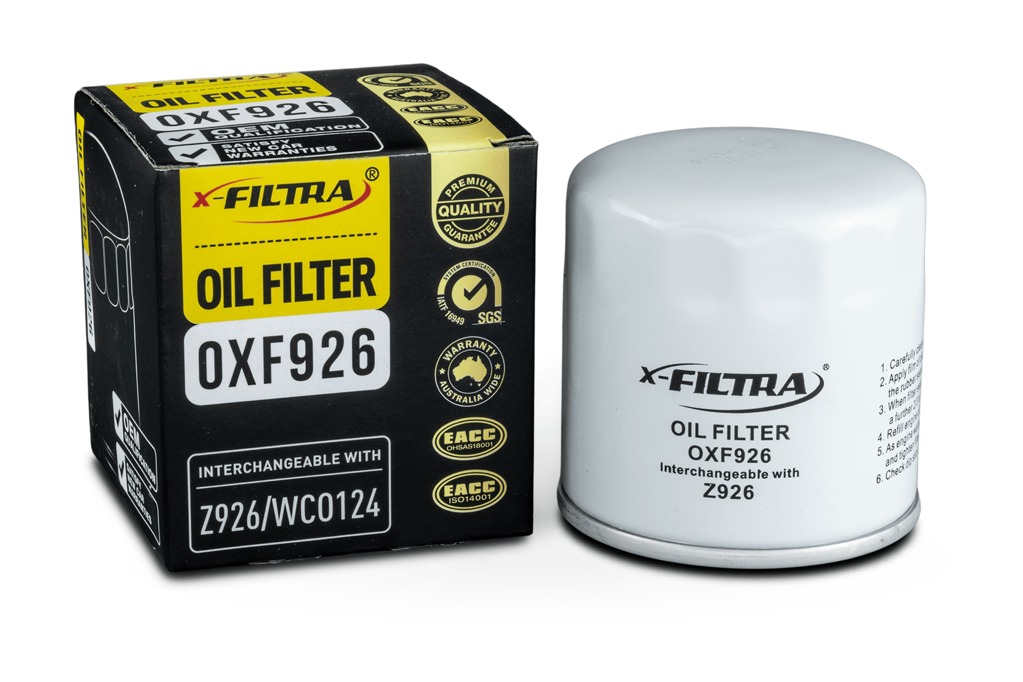 x-Filtra OXF926 Oil Filter - Service Parts Online