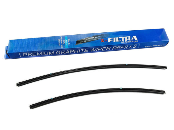 Pair Twin Metal Hybrid Curve Wiper Refill 20" & 24" - Service Parts Online