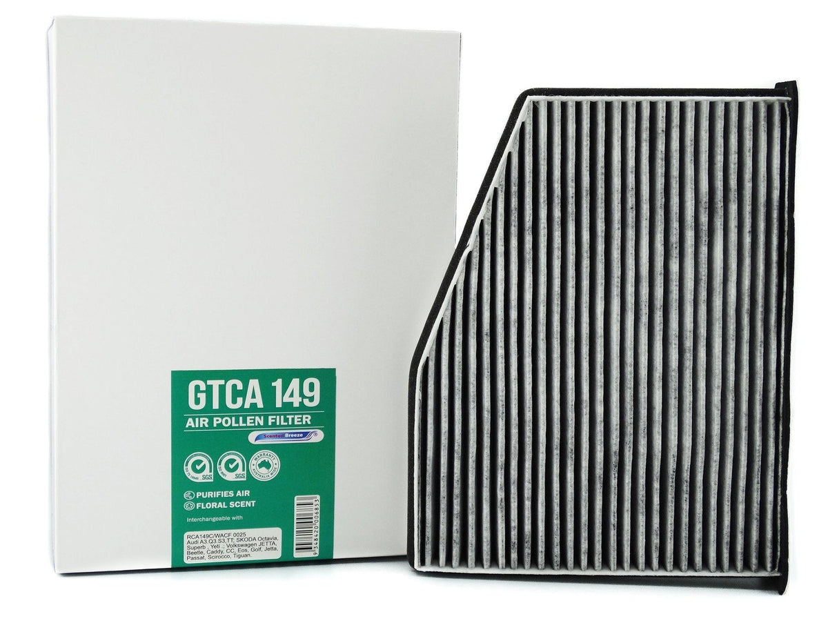 Scented Breeze GTCA149 cabin air filter for Audi A3 — cross-ref Ryco RCA149C