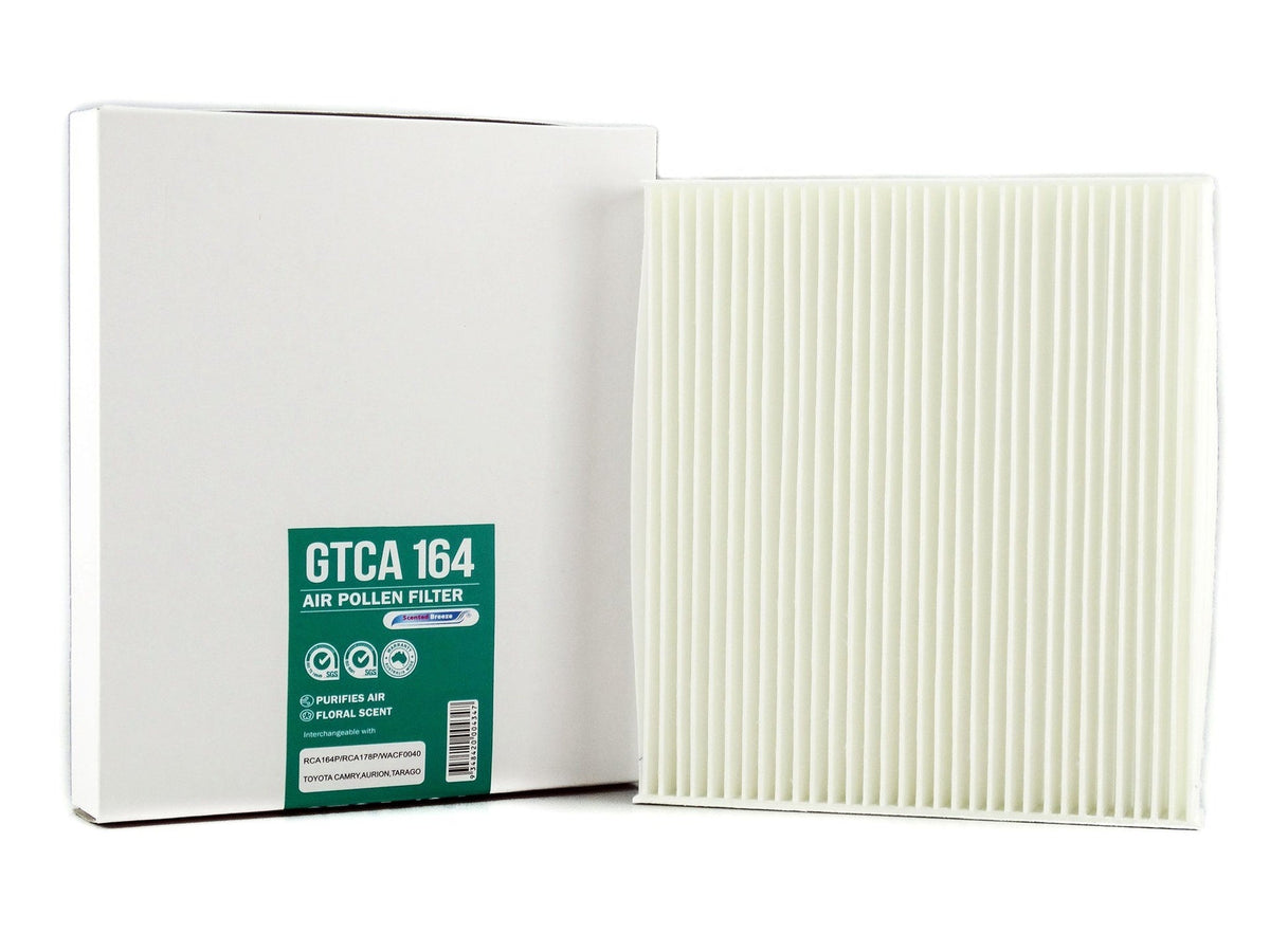 Scented Breeze GTCA164 cabin air filter for Lexus GS — cross-ref Ryco RCA164P