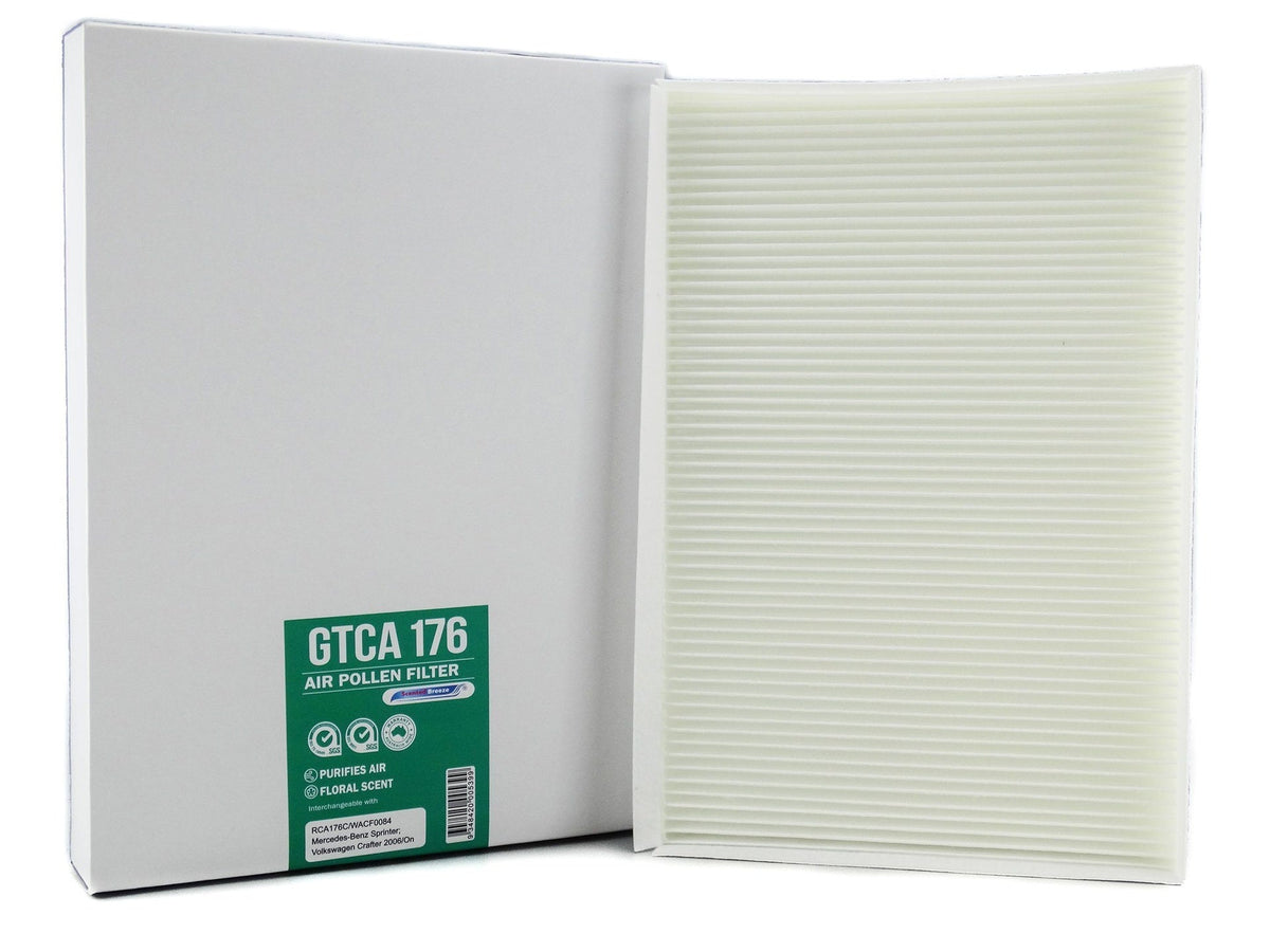 Scented Breeze GTCA176 cabin air filter for Mercedes Benz Sprinter — cross-ref Ryco RCA176C