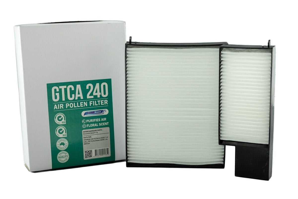 Scented Breeze GTCA240 cabin air filter for Hyundai i30 — cross-ref Ryco RCA240P